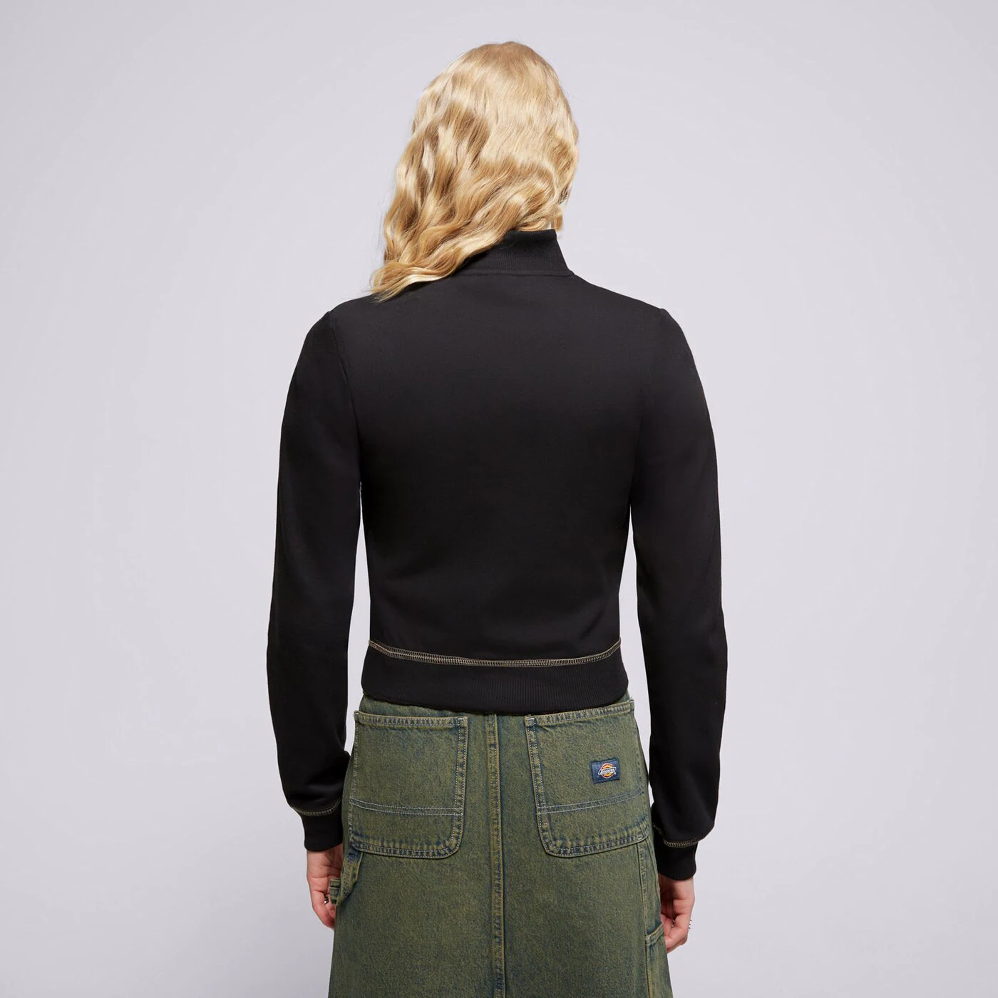 DICKIES PULÓVER FUNNEL NECKL FZ CARDIGAN W