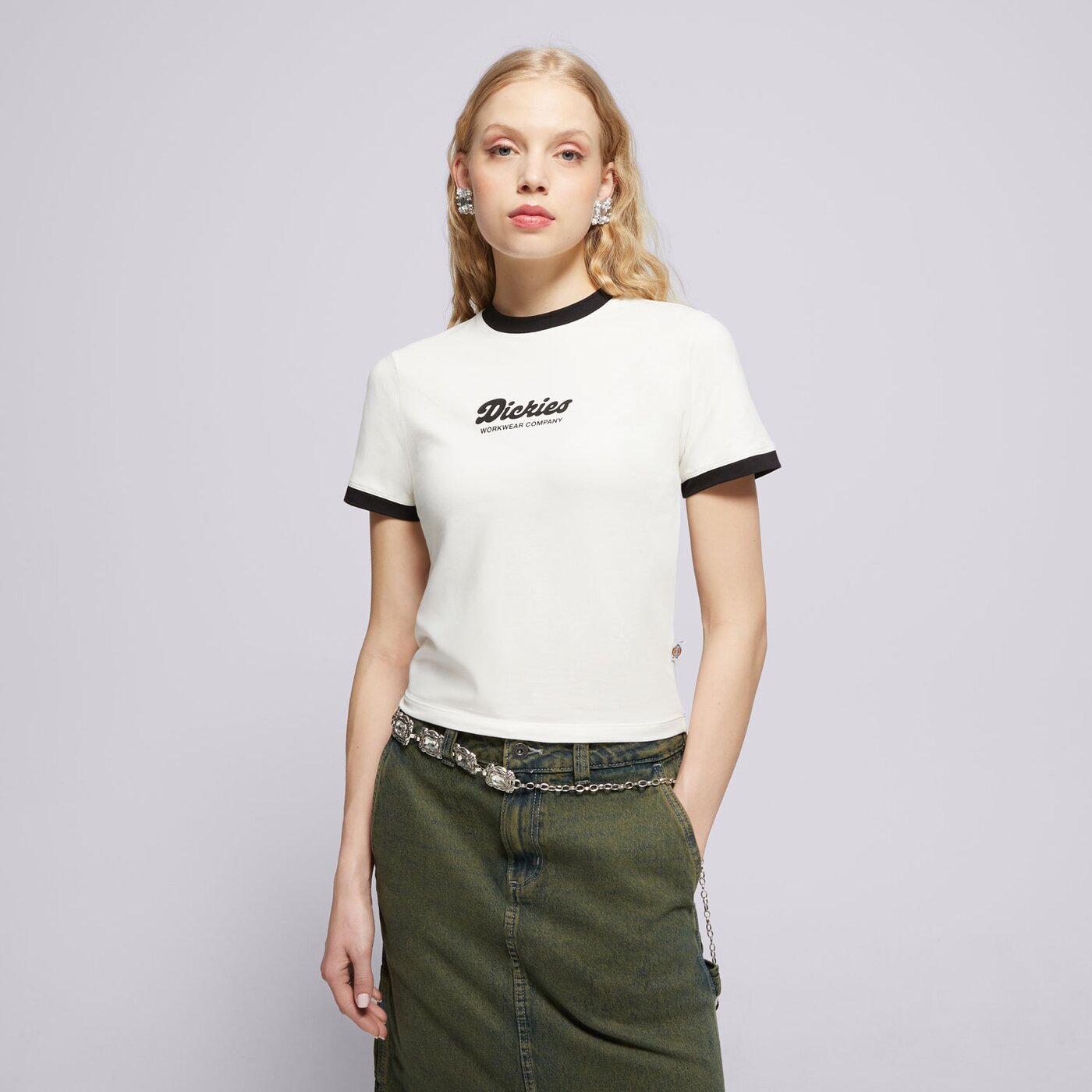 DICKIES PÓLÓ LEWISTOWN RINGER SS TEE W