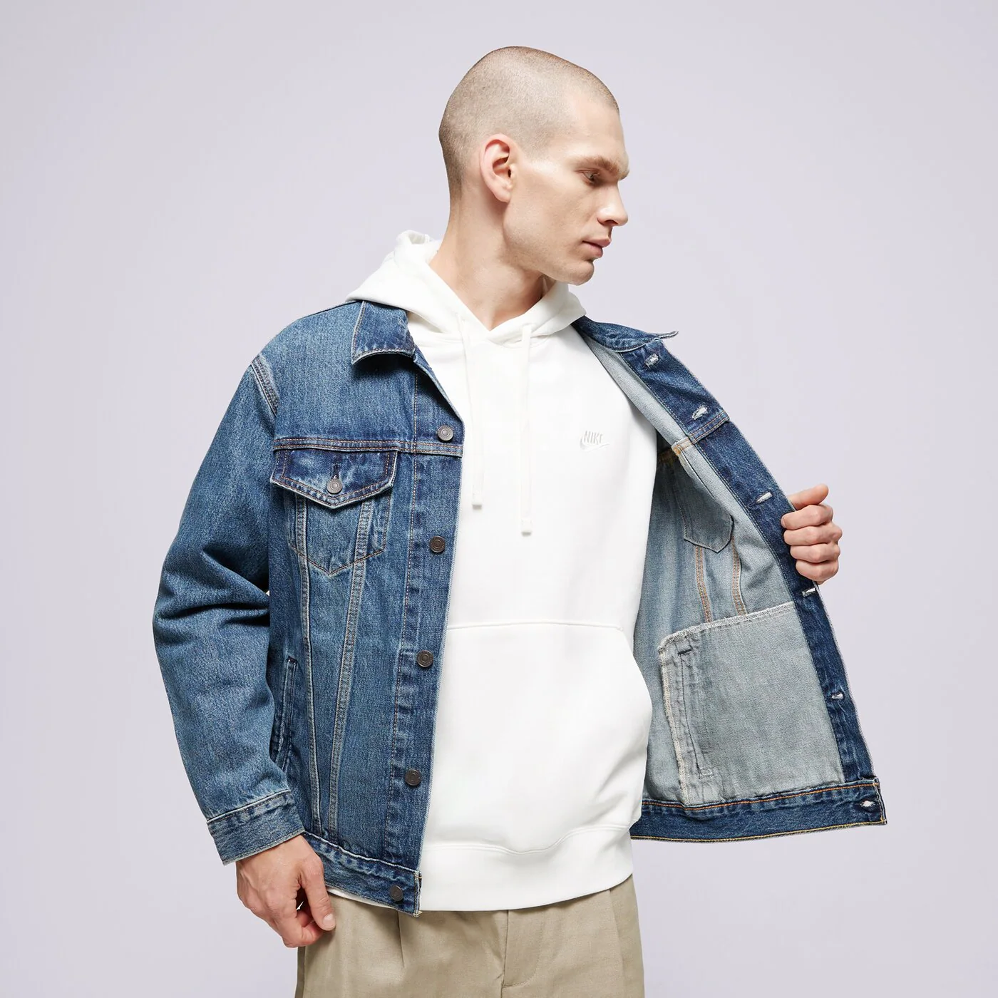 LEVI'S KABÁT RELAXED FIT TRUCKER MED INDIGO