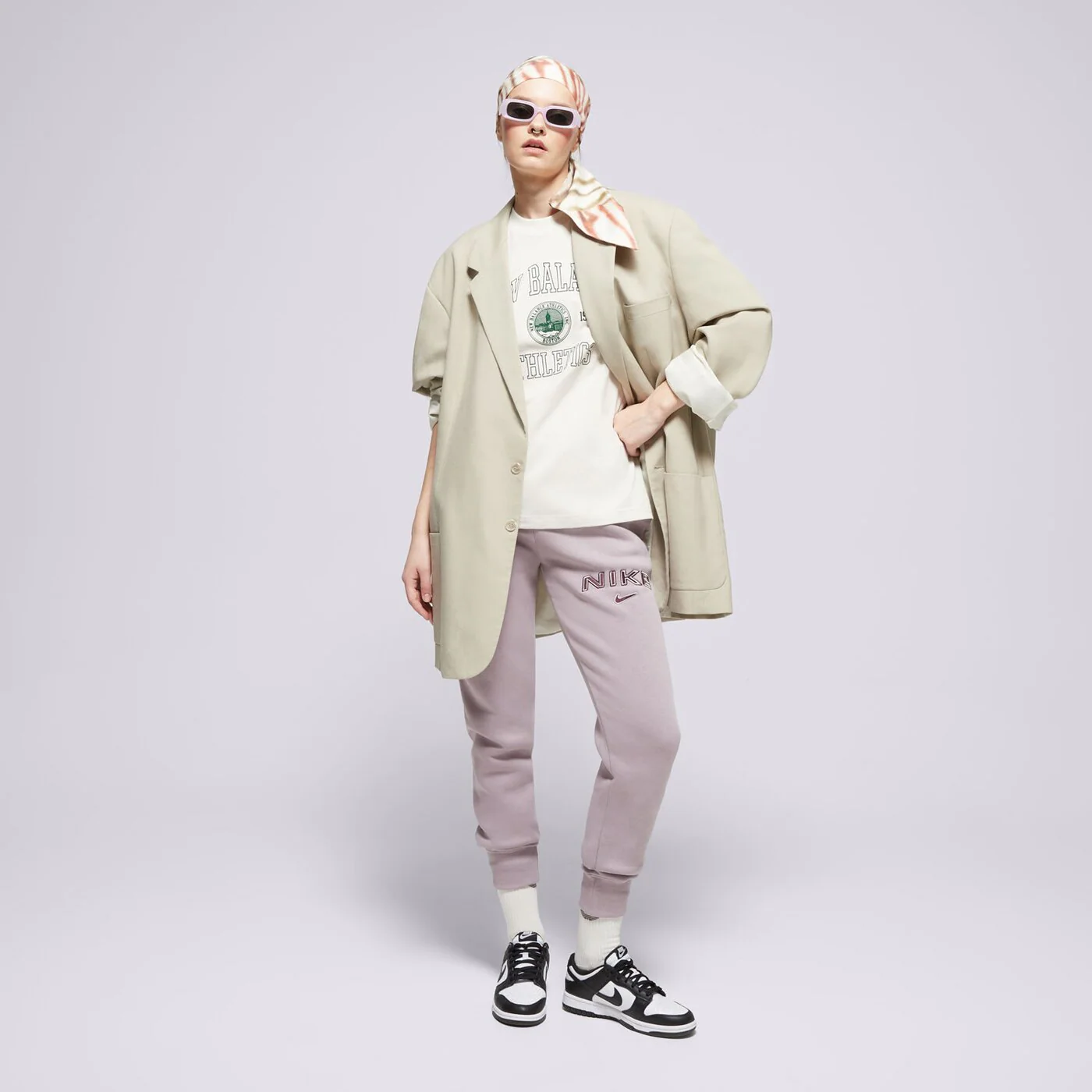 NIKE NADRÁG W NSW PHNX FLC MR STD LOGO PNT