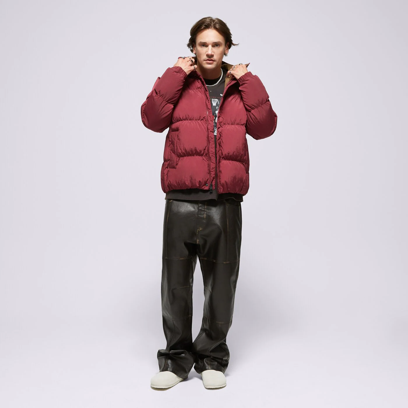 JORDAN KABÁT TÉLI M J ESSENTIAL PUFFER JACKET