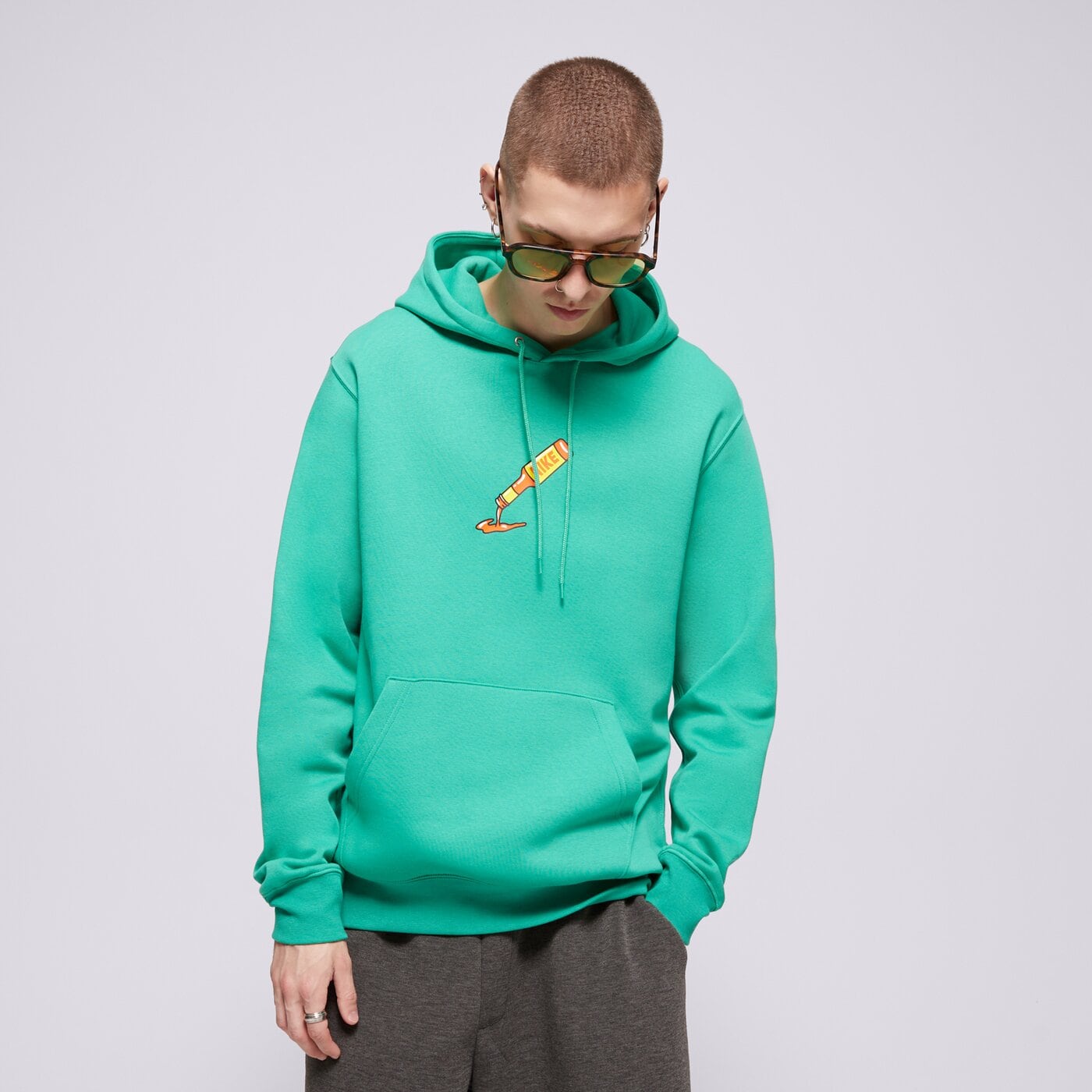 NIKE PULÓVER KAPUCNIS U NSW HDY CLUB PO BB OC 2