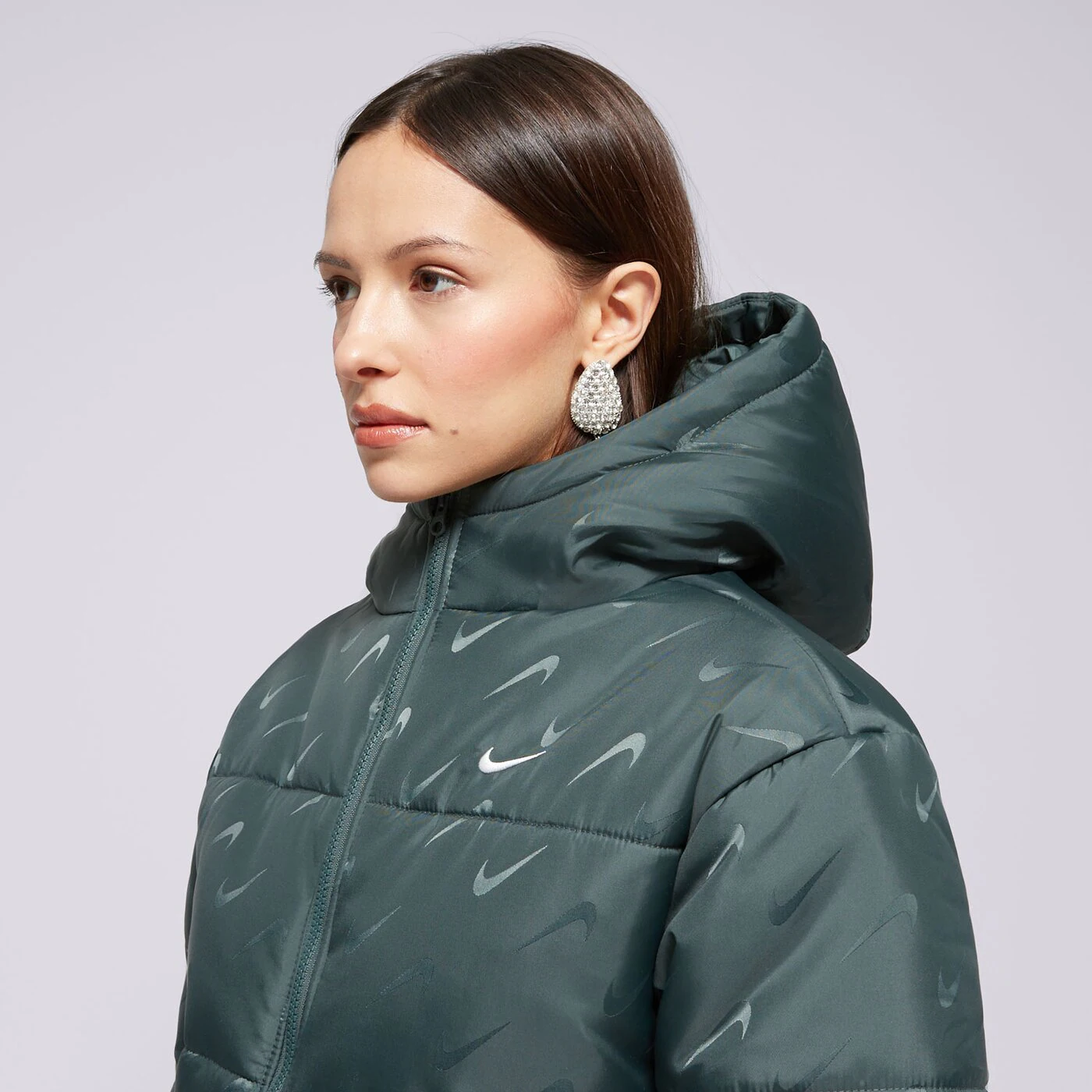 NIKE KABÁT PEHELY W NSW TF SNFL NK CLSC PFR AOP