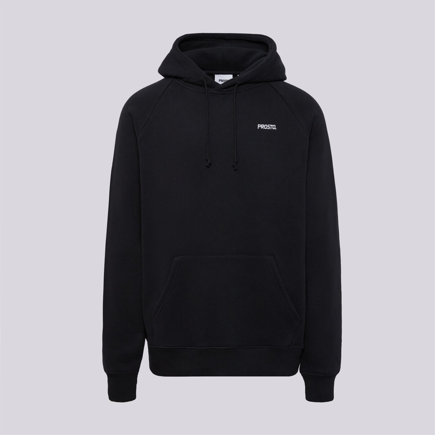 PROSTO PULÓVER KAPUCNIS HOODIE SKIZZLE WASHED BLACK