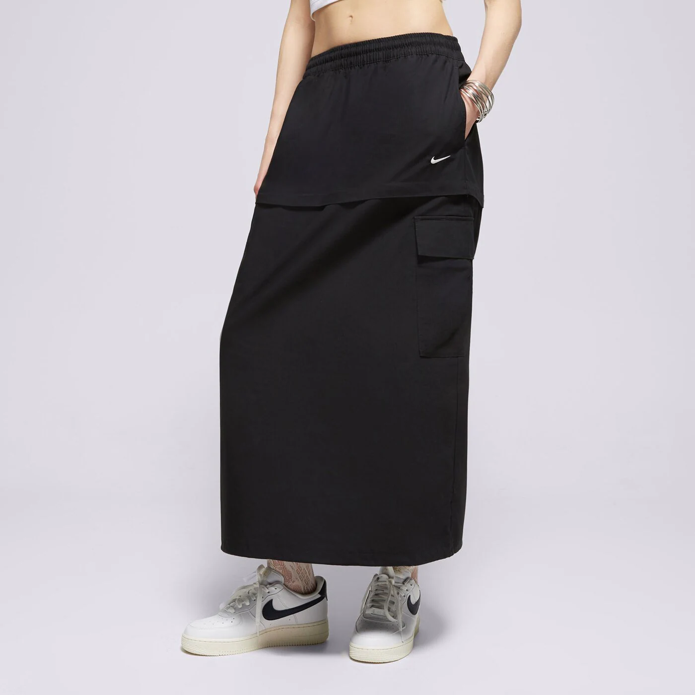 NIKE SZOKNYA W NSW ESSTL WVN MR CGO MDI SKT