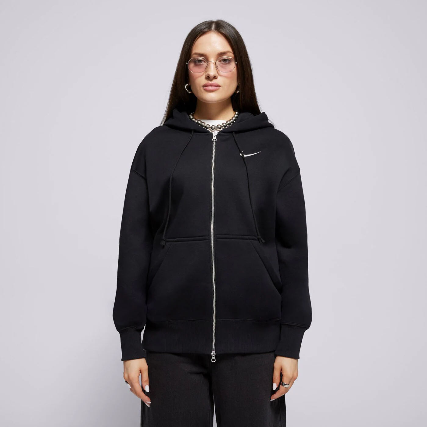NIKE PULÓVER CIPZÁRAS W NSW PHNX FLC FZ OS HOODIE
