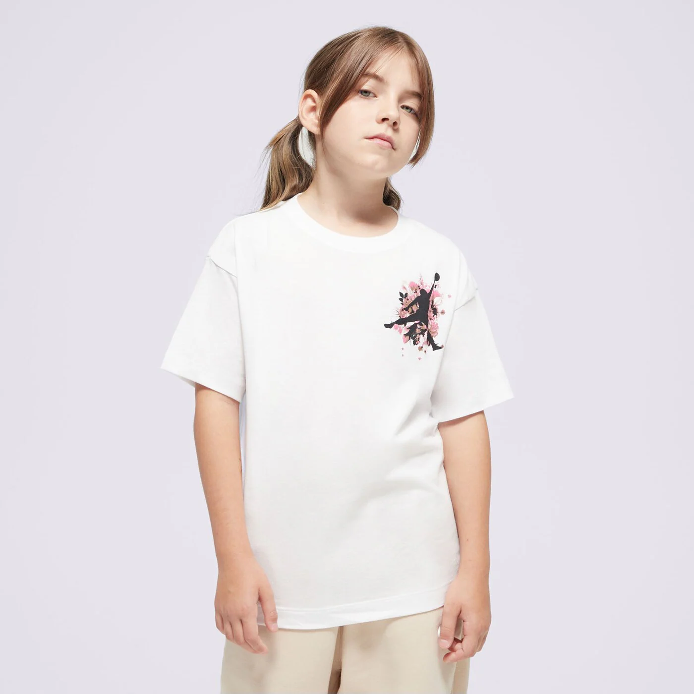JORDAN PÓLÓ JDG FLORAL JUMPMAN SS TEE GIRL