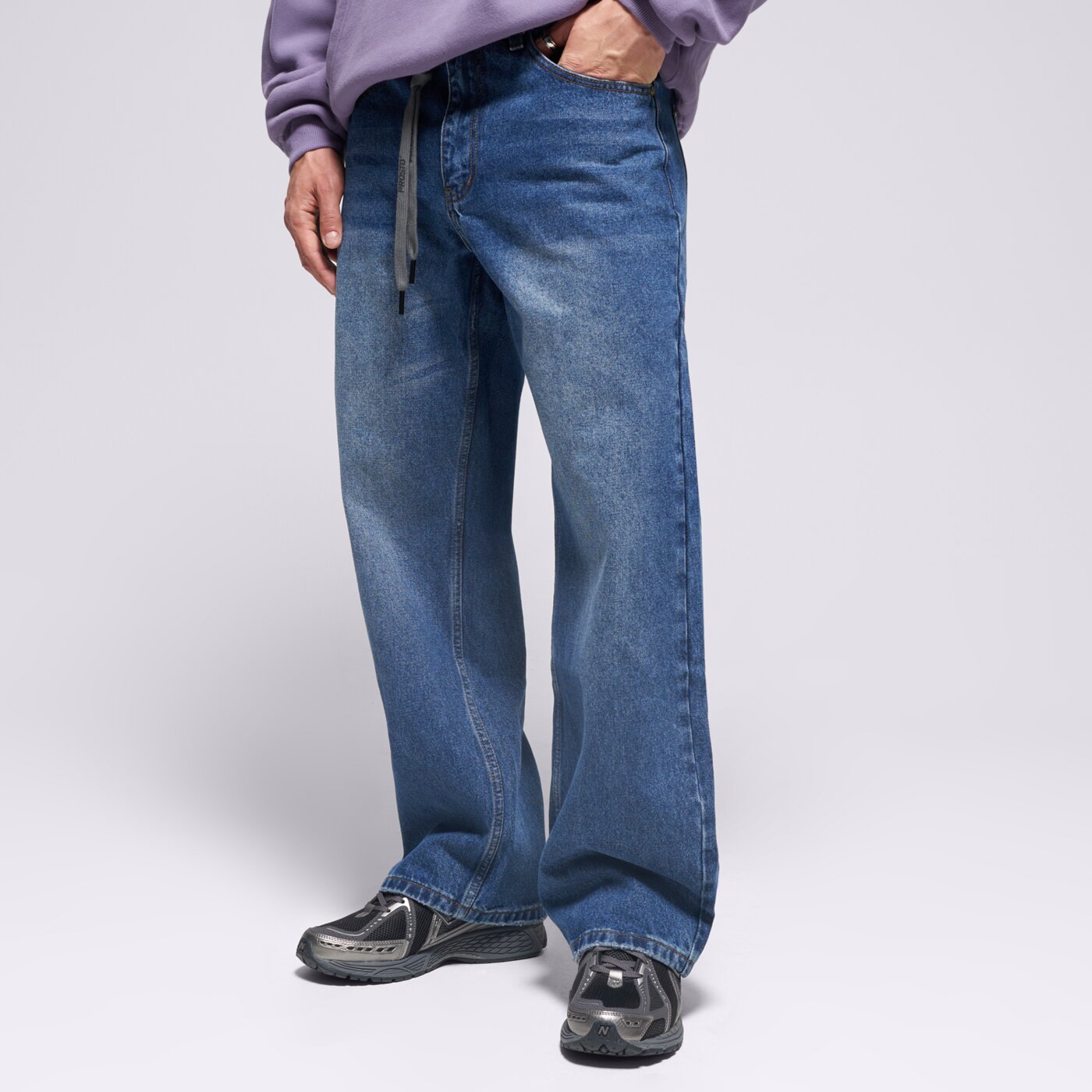 PROSTO FARMERNADRÁG BAGGY TARMAC BLUE