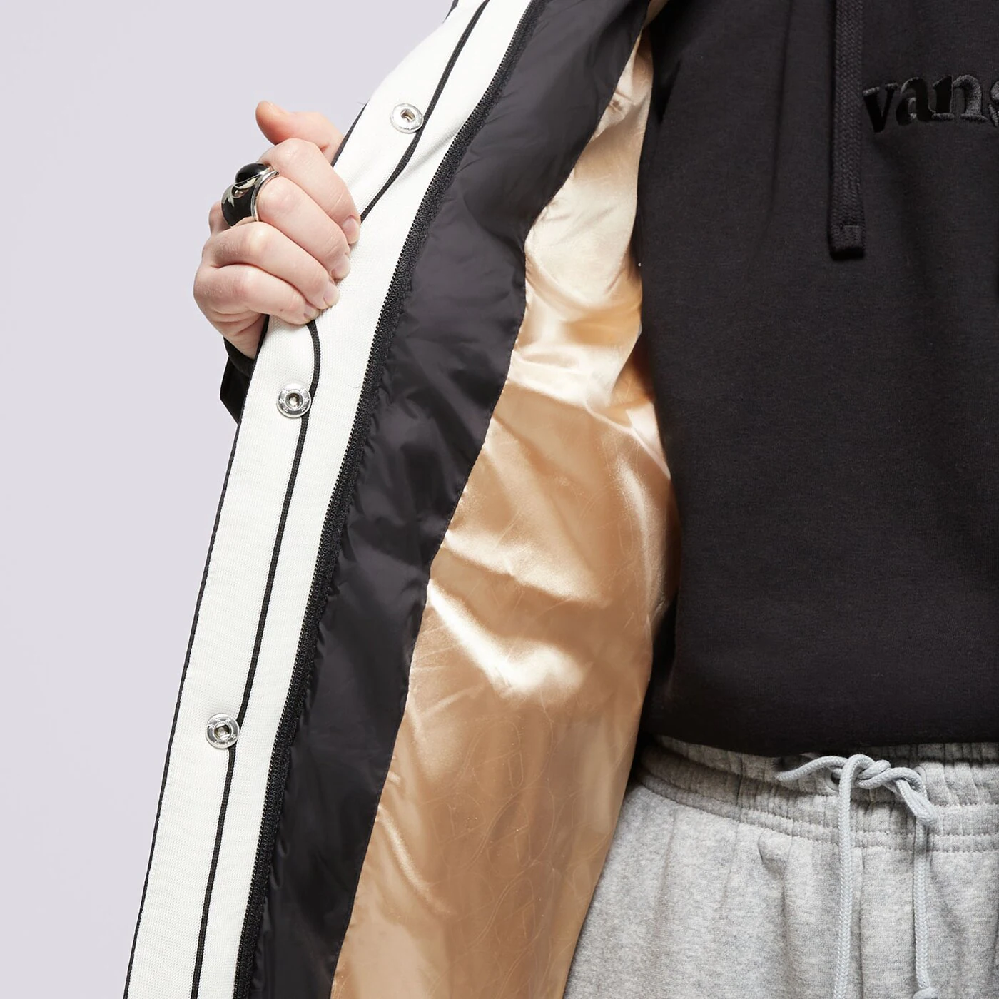 ELLESSE HOSSZÚ KABÁT HURRICANE PADDED JACKET BLK