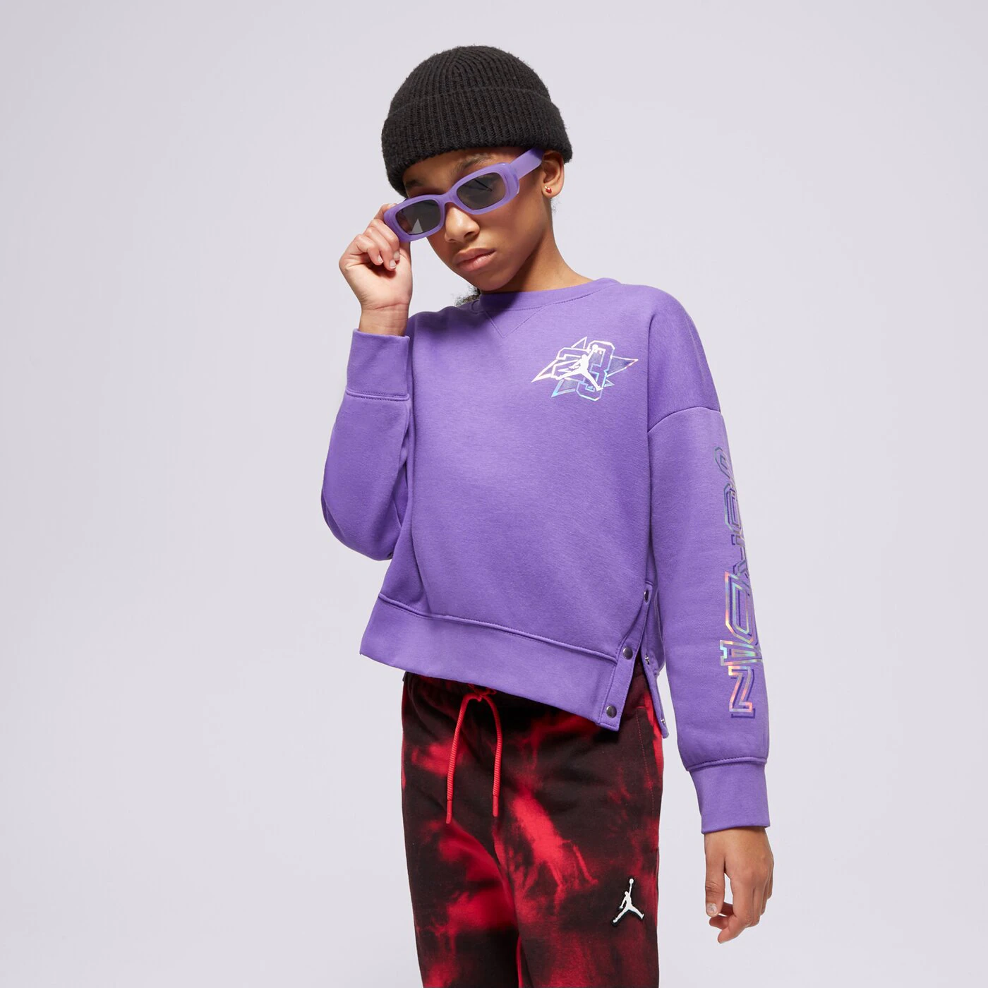 JORDAN PULÓVER TAKE FLIGHT SNAP CREW GIRL