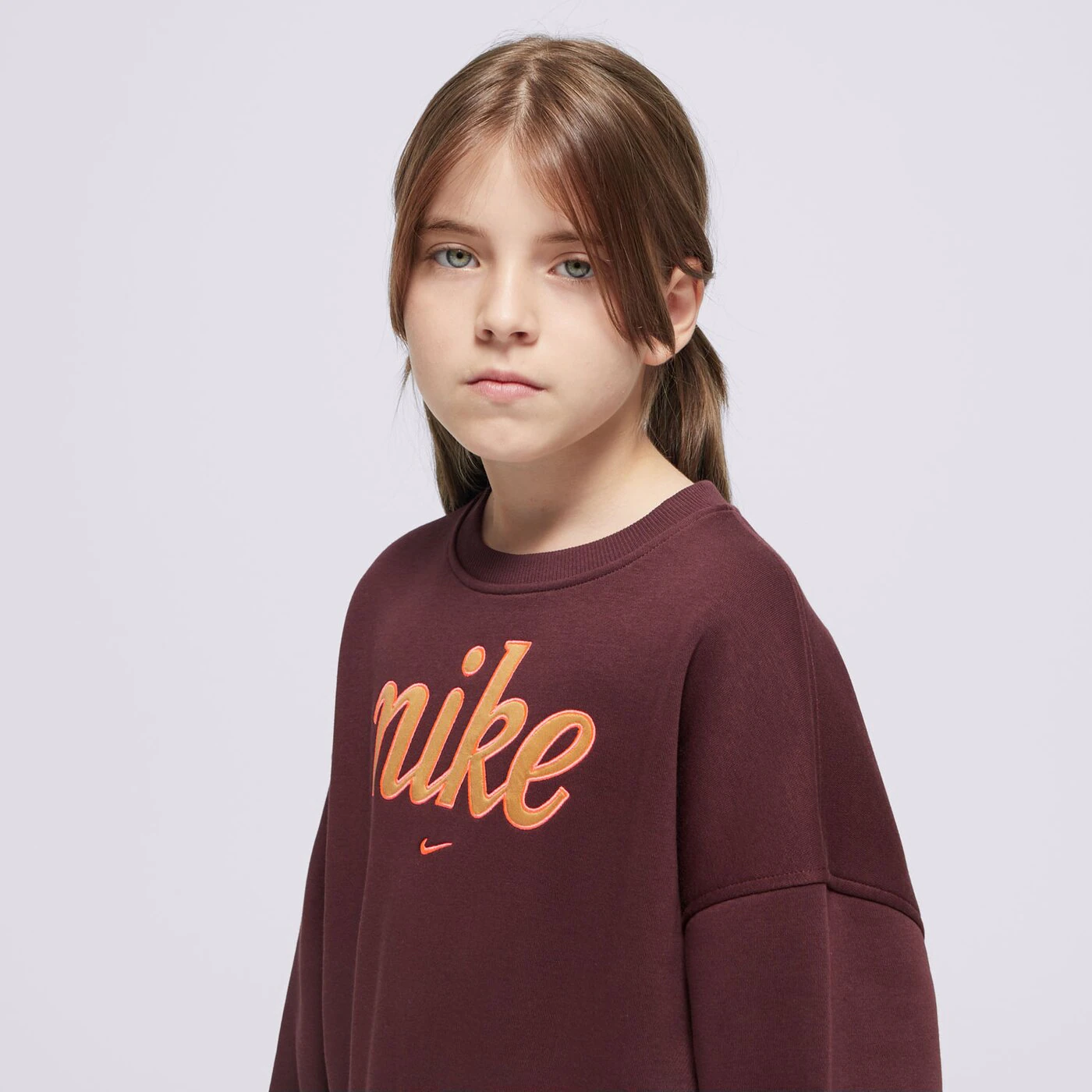 NIKE PULÓVER G NSW CLUB FLC BXY CRW GX STAR GIRL