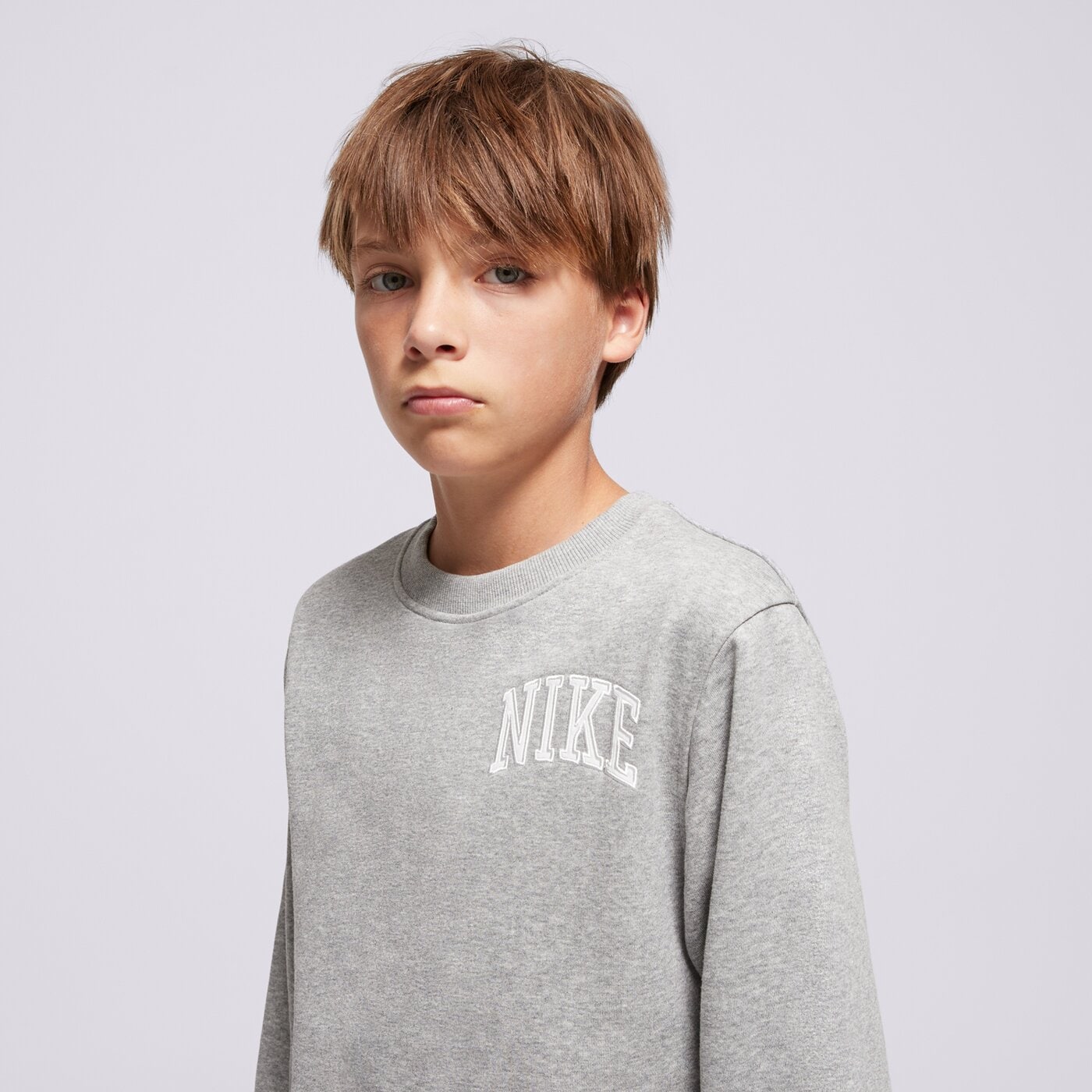 NIKE PULÓVER K NSW CLUB FT CREW LBR MC BOY