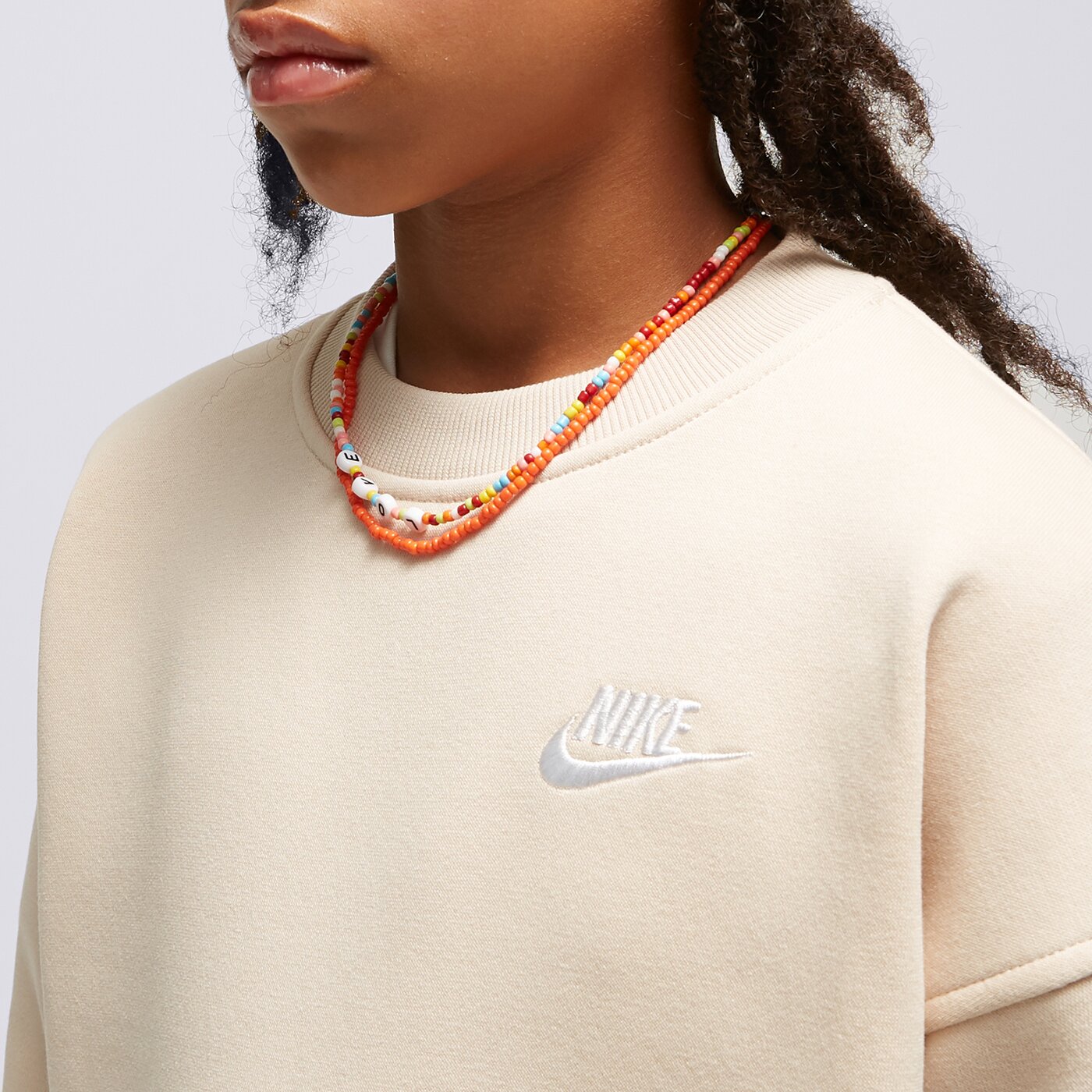 NIKE PULÓVER G NSW CLUB FLC OVRSZD CREW LBR G