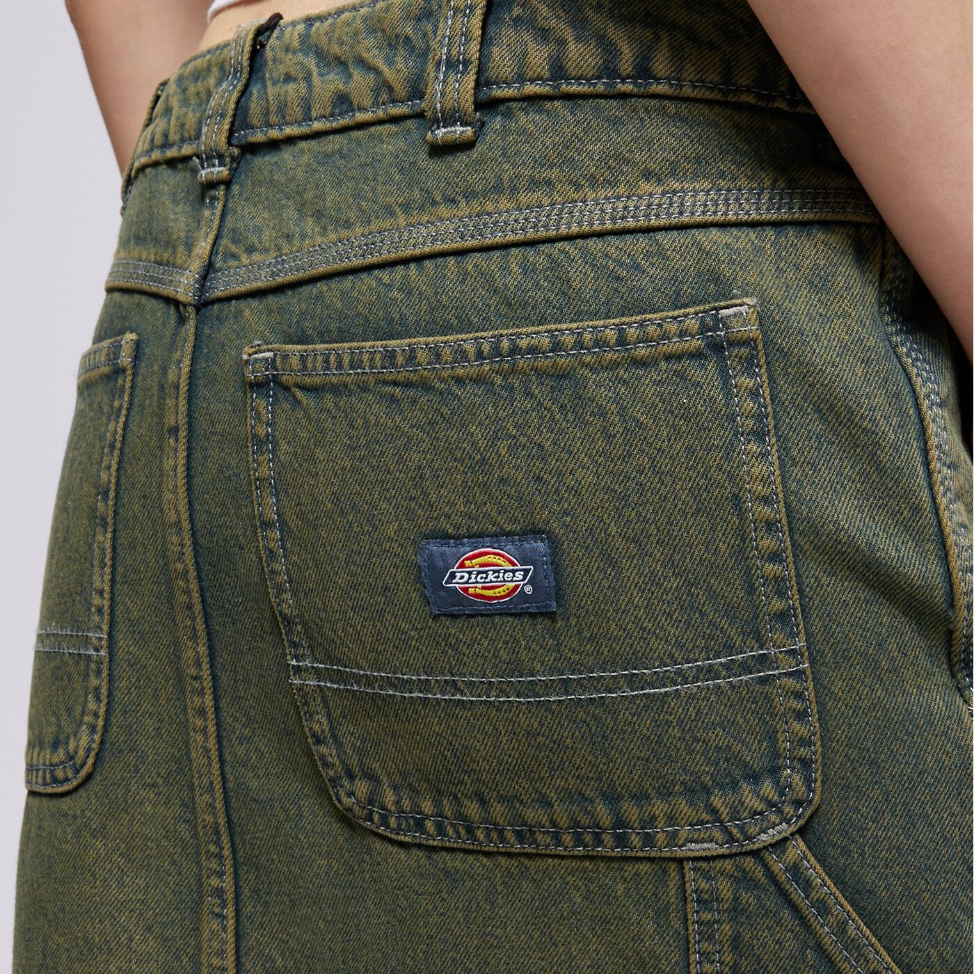 DICKIES SZOKNYA LONG DENIM CARPENTER SKIRT W