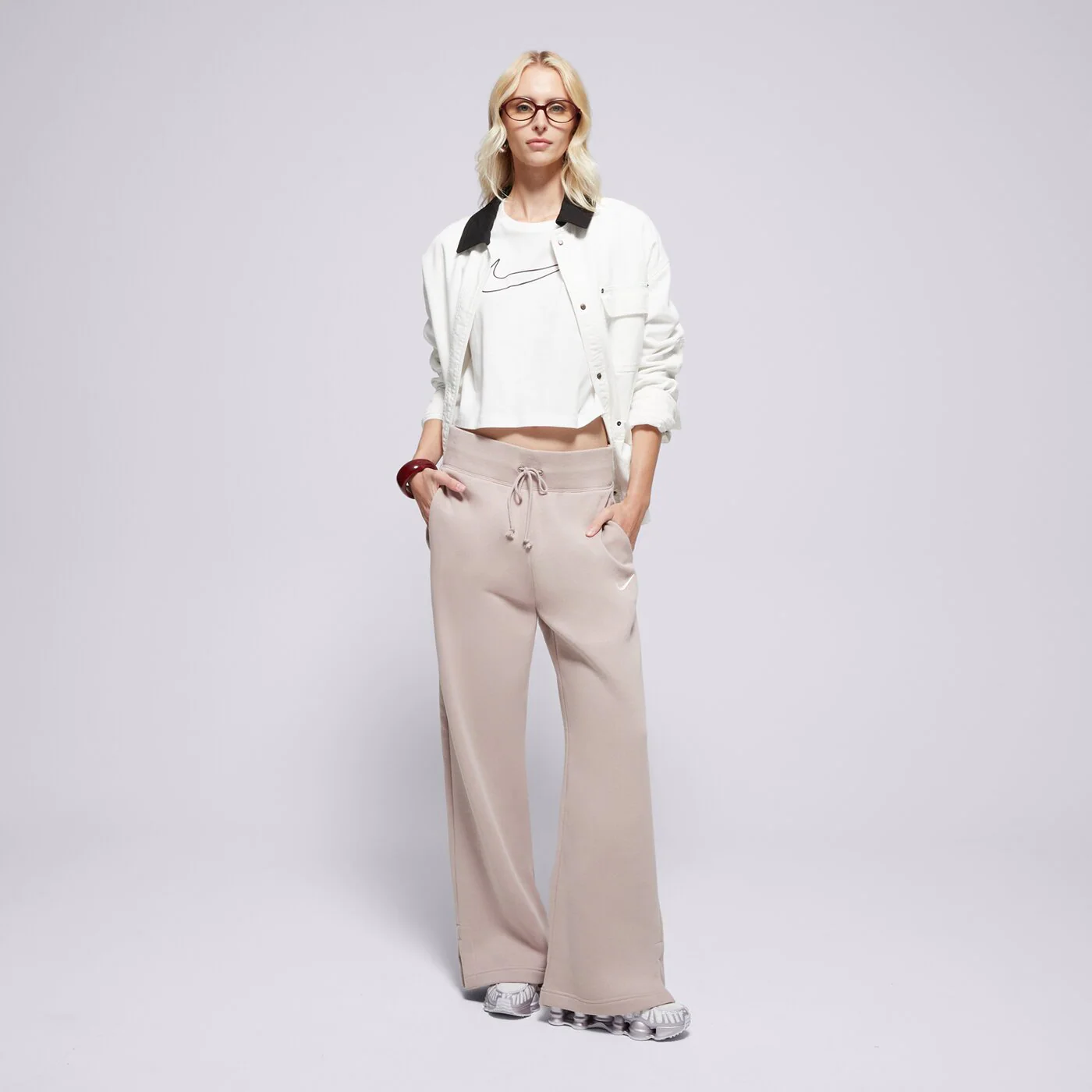 NIKE PÓLÓ W NSW CLUB SS TEE HBR MD