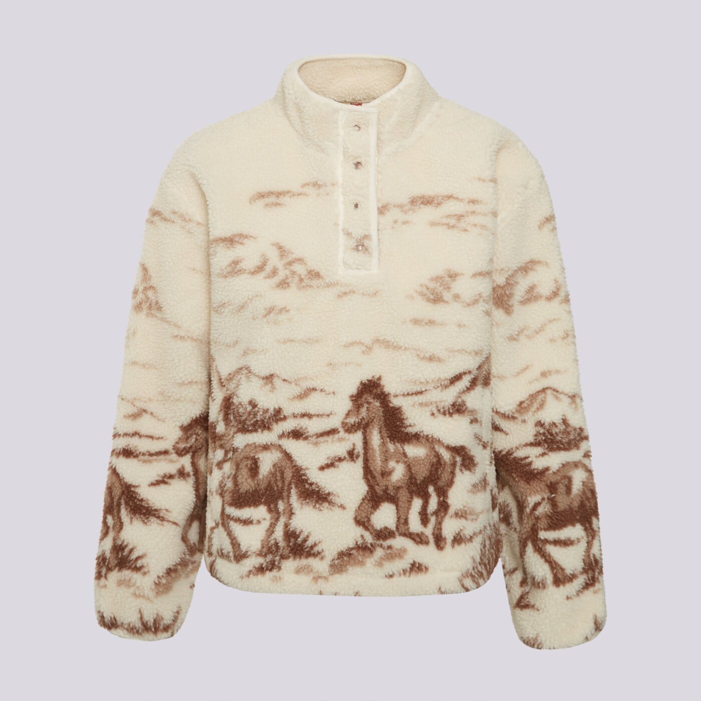 LEVI'S POLÁR KASEY SHERPA PULLOVER OW NEUTRALS