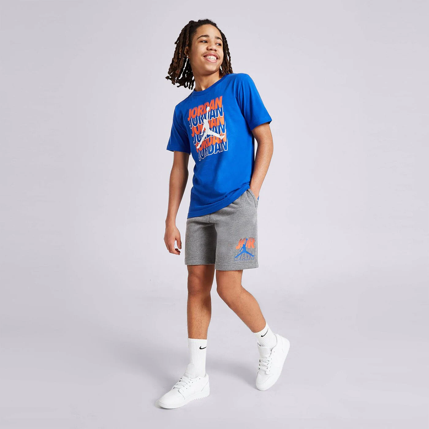 JORDAN RÖVIDNADRÁG RPT FADE SHORT GRY