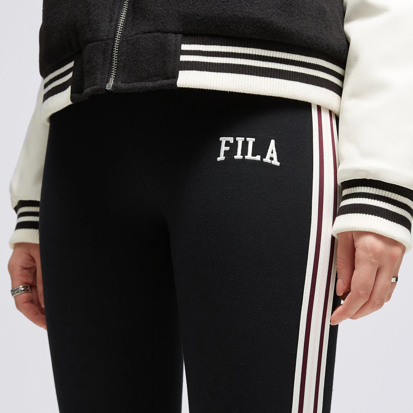 FILA LEGGINGS STRIPE LEGGNG BLK/PK