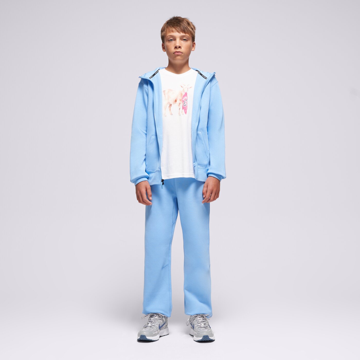 JORDAN PÓLÓ JDB MJ FLT GOAT SS CREW BOY