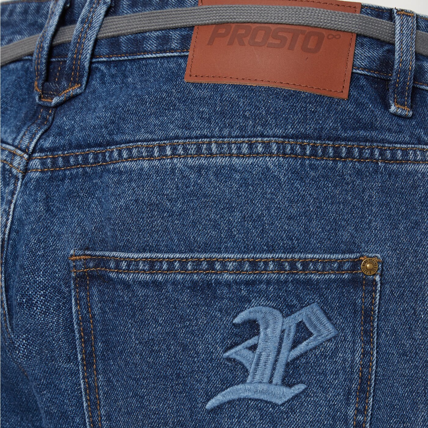 PROSTO FARMERNADRÁG BAGGY TARMAC BLUE