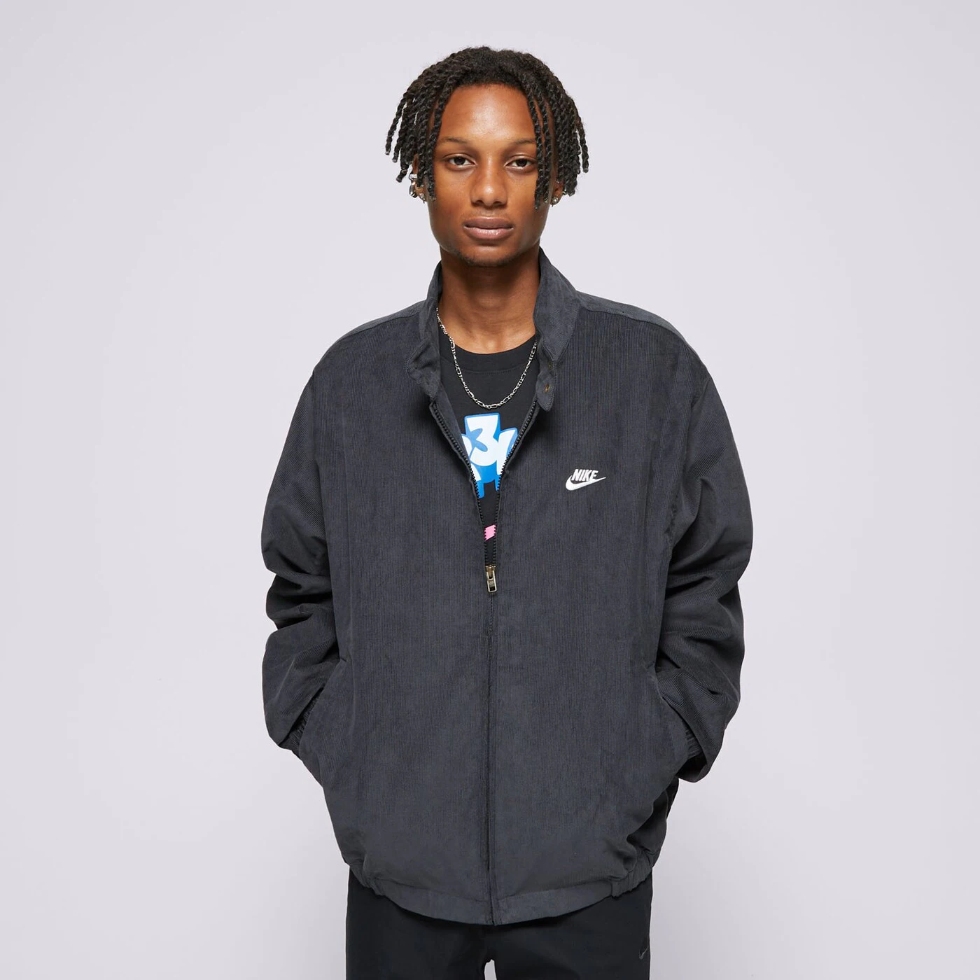 NIKE KABÁT PRZEJŚCIOWA M NK CLUB HARRINGTON CRDRY