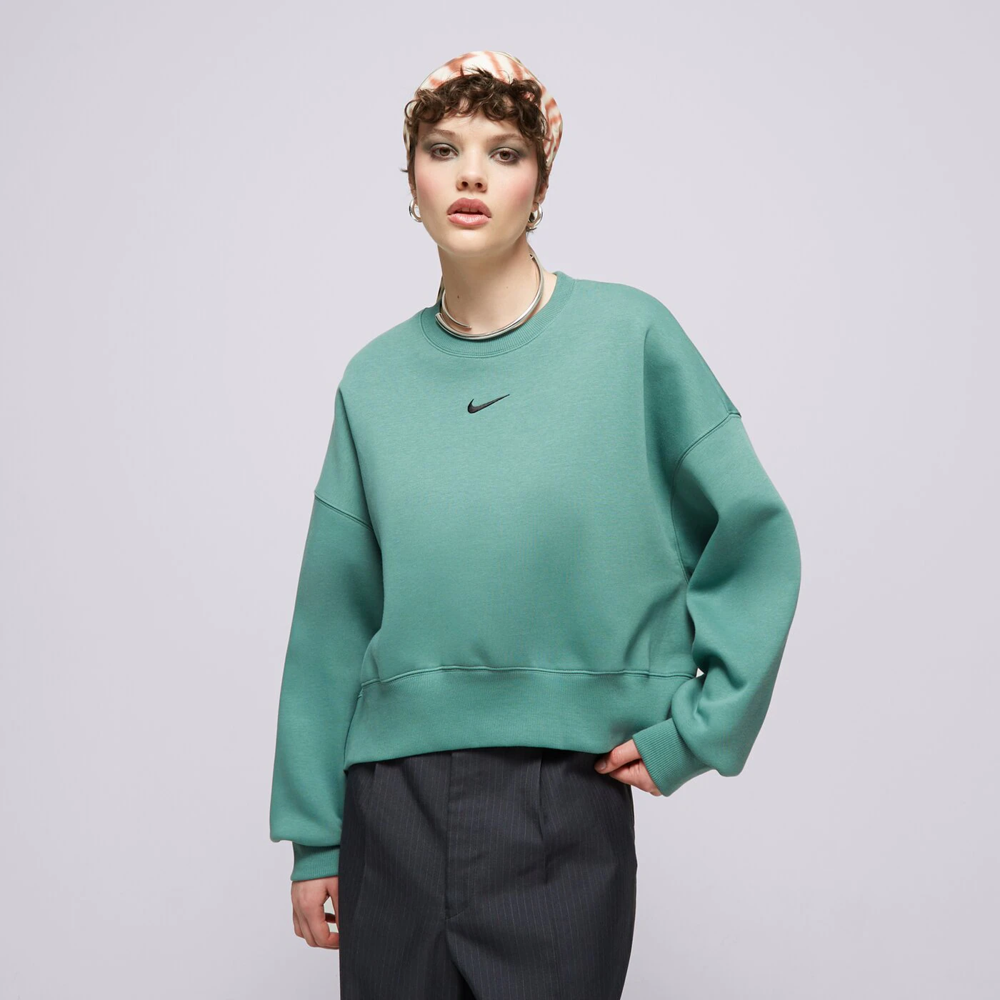 NIKE PULÓVER W NSW PHNX FLC OOS CREW