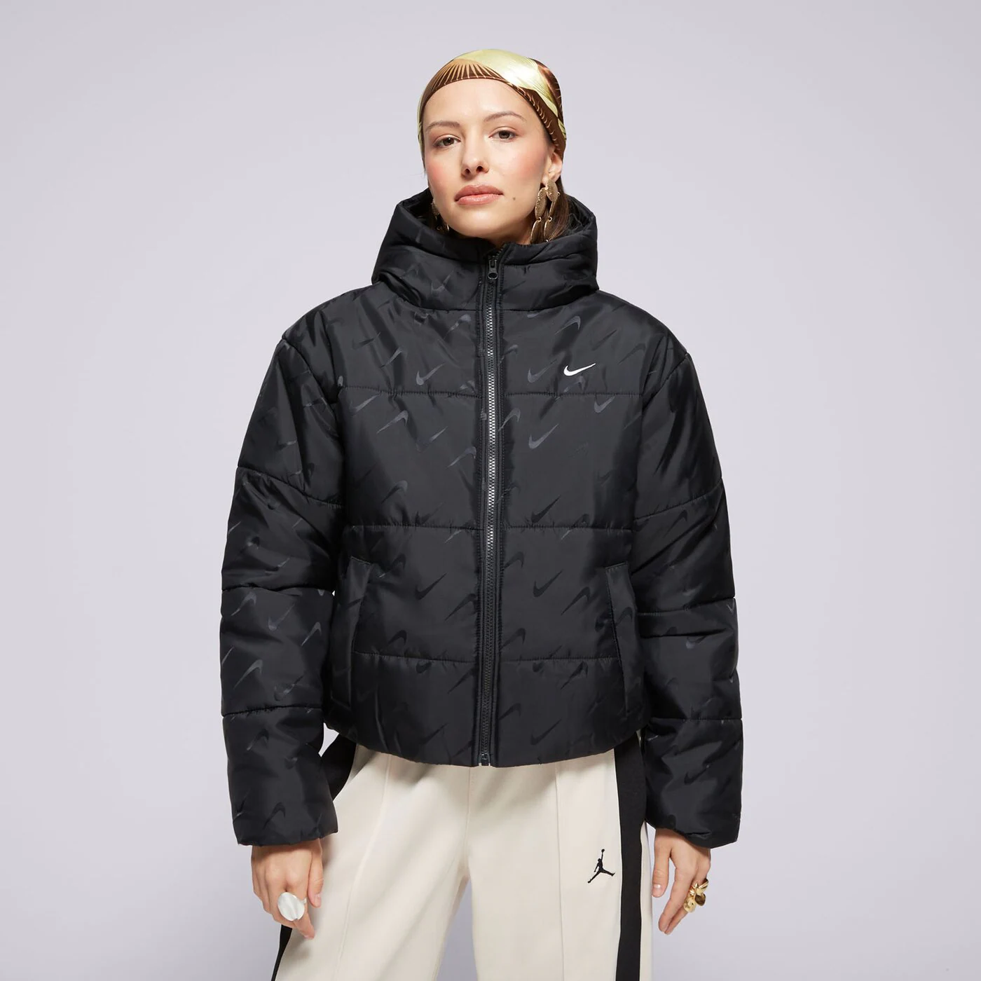 NIKE KABÁT PEHELY W NSW TF SNFL NK CLSC PFR AOP