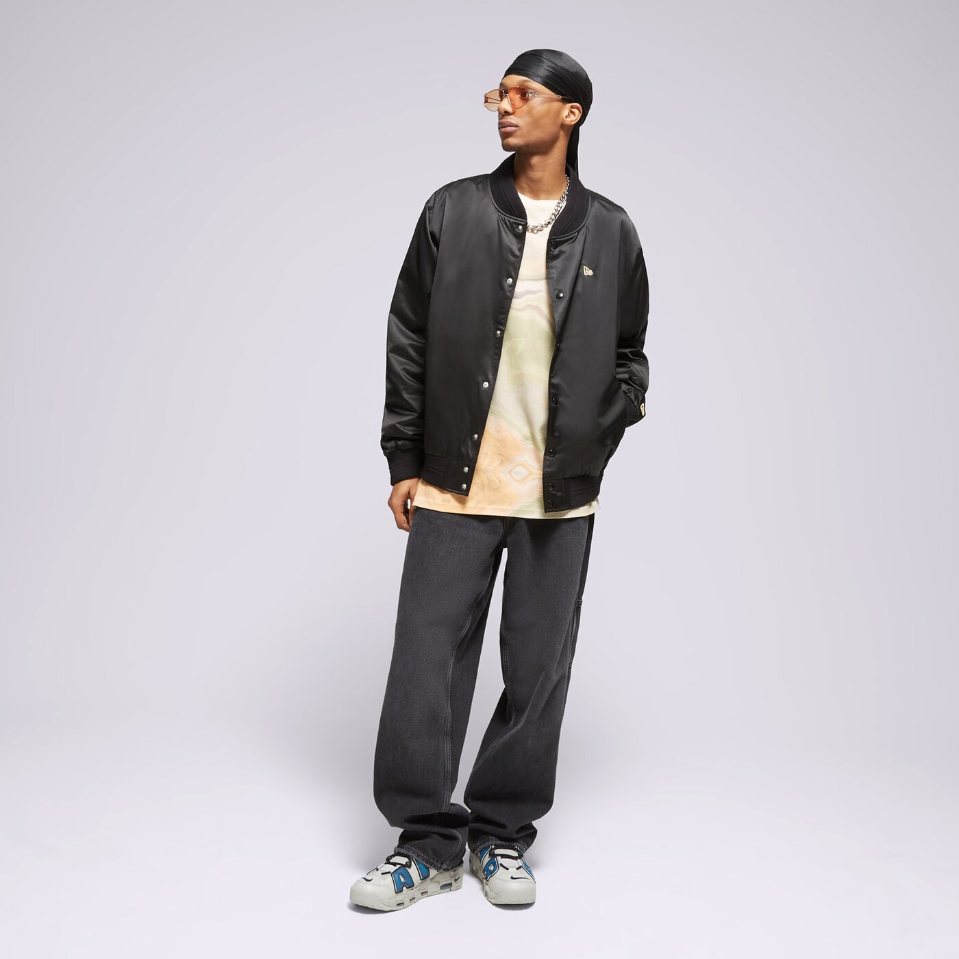 NEW ERA KABÁT NE SATIN BOMBER NONE