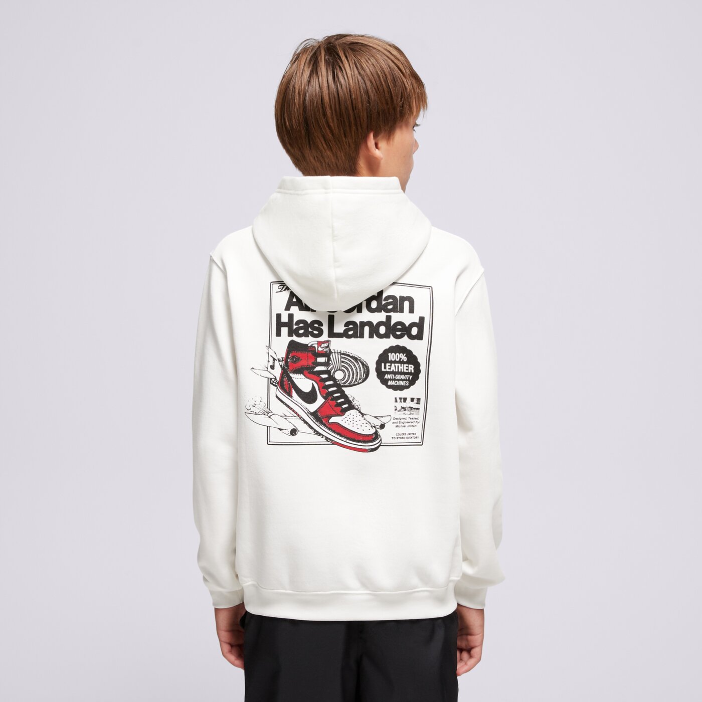 JORDAN PULÓVER KAPUCNIS JDN LANDED HD OFF WHITE B