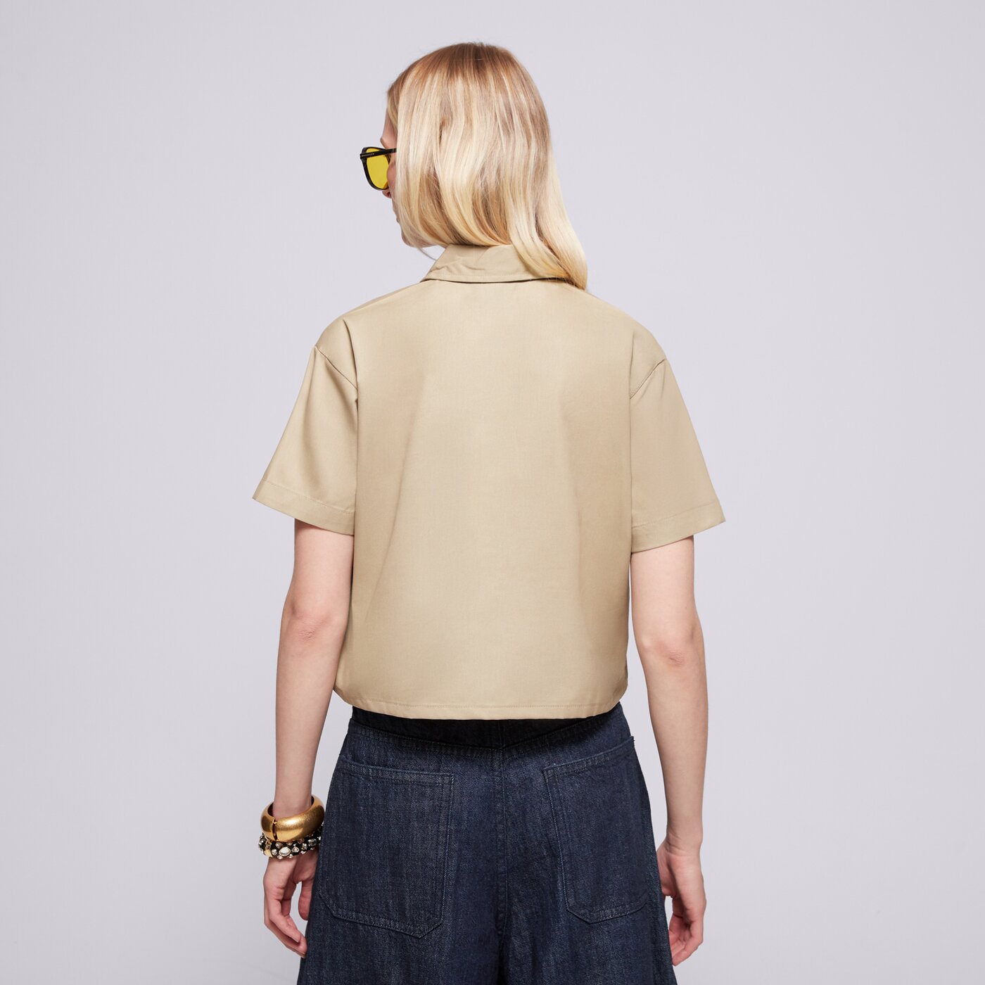 DICKIES ING WORK SHIRT CROPPED SS W
