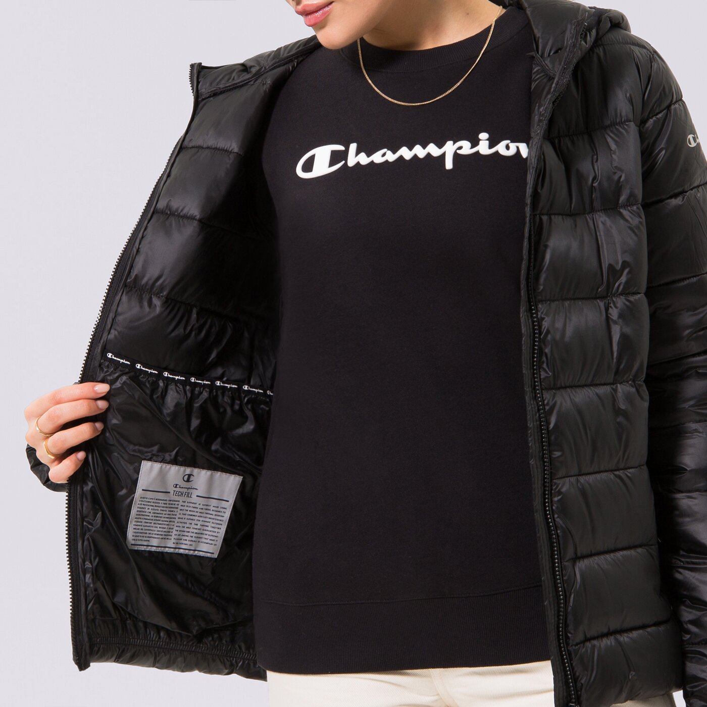 CHAMPION KABÁT TÉLI HOODED POLYFILLED JACKET