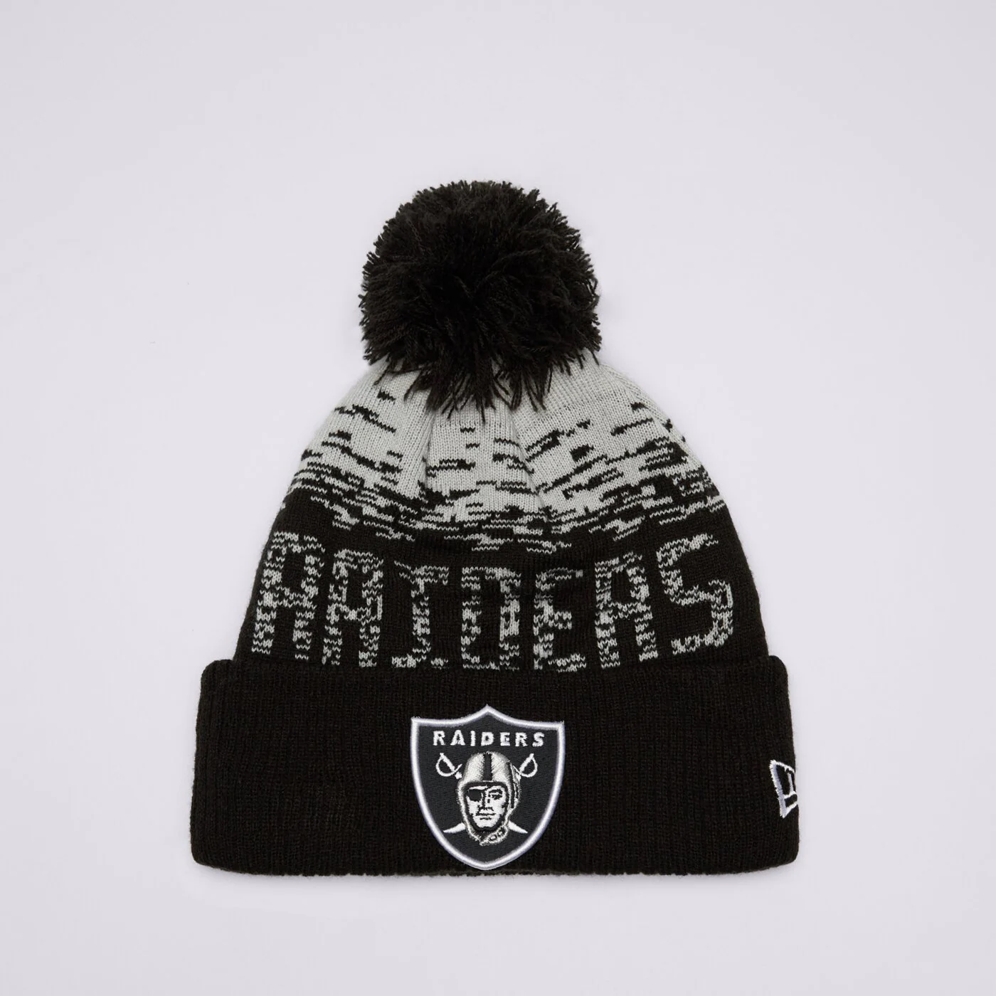 NEW ERA NFL LAS VEGAS RAIDERS POM BEANIE HAT OAKLAND RAIDERS