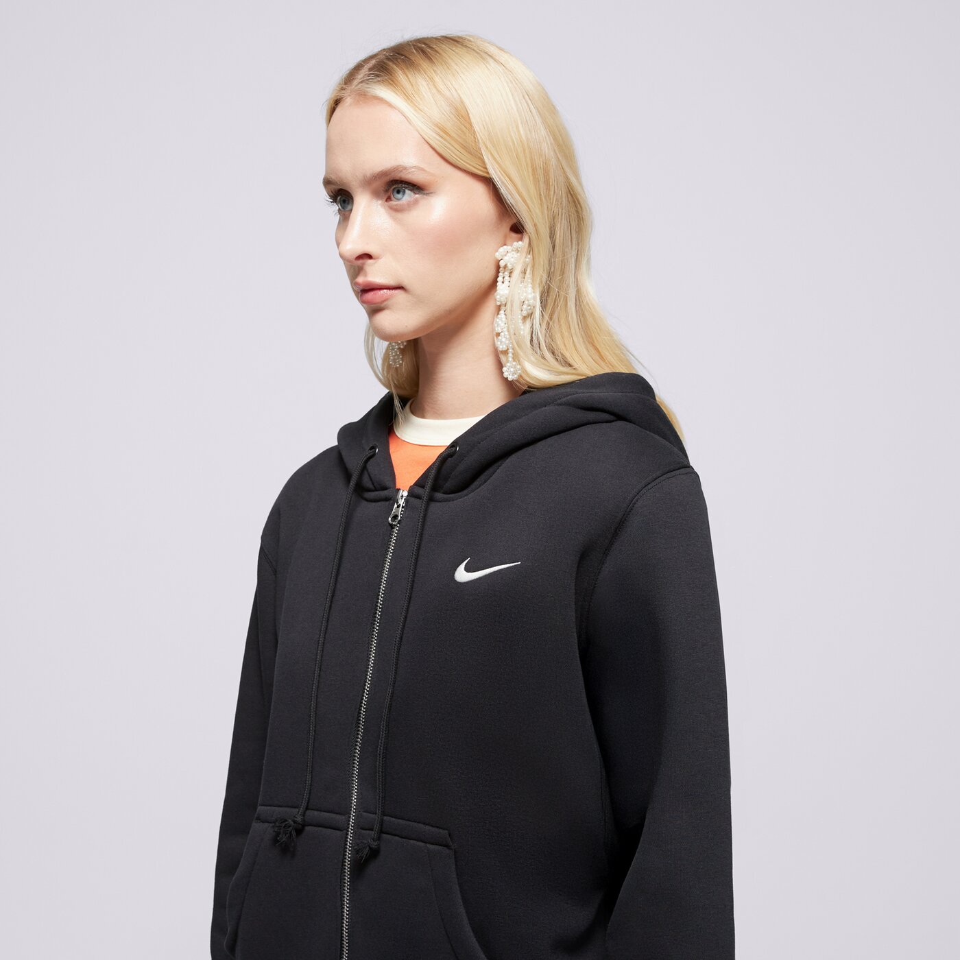 NIKE PULÓVER CIPZÁRAS KAPUCNIS W NSW PHNX FLC