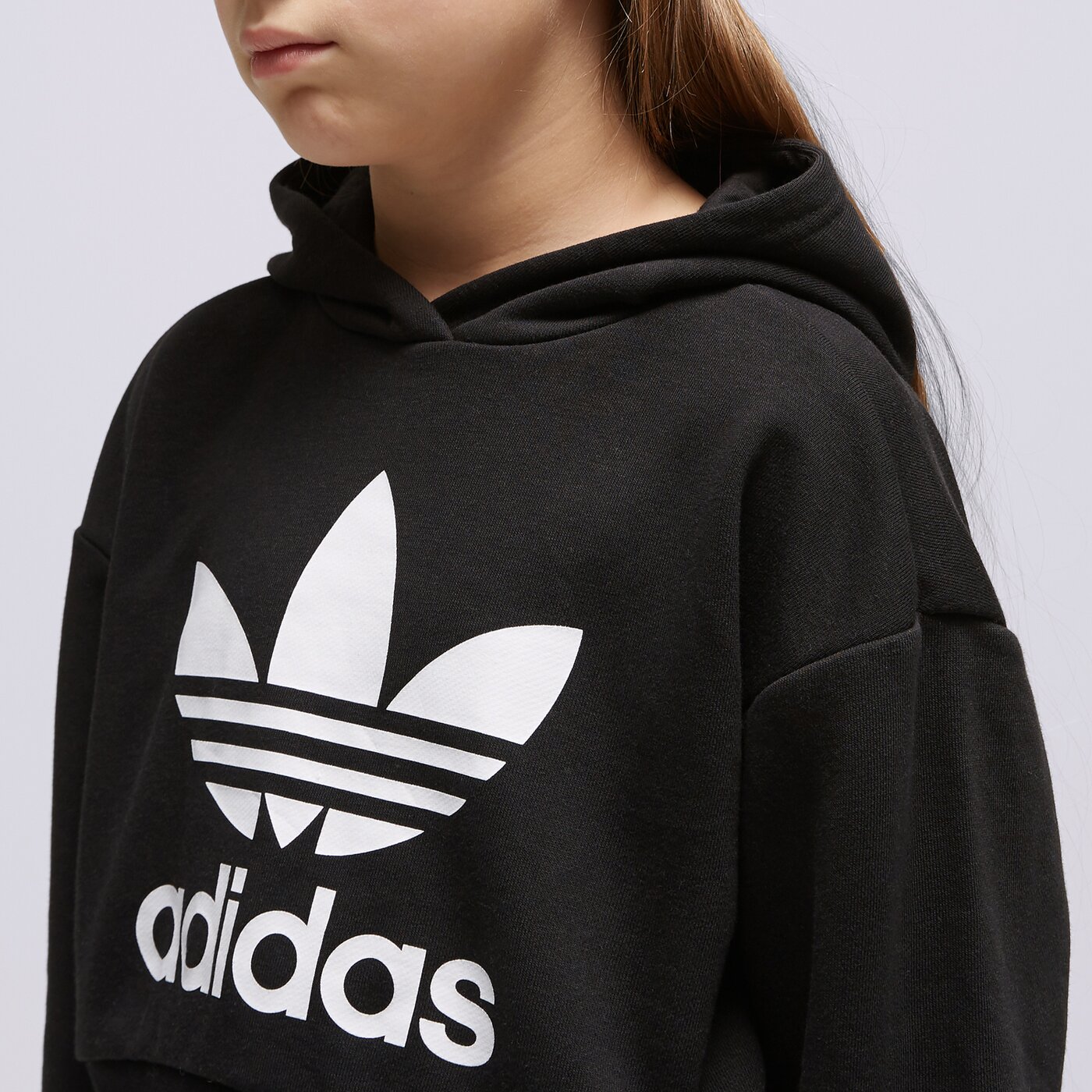 ADIDAS PULÓVER KAPUCNIS CROPPED GIRL