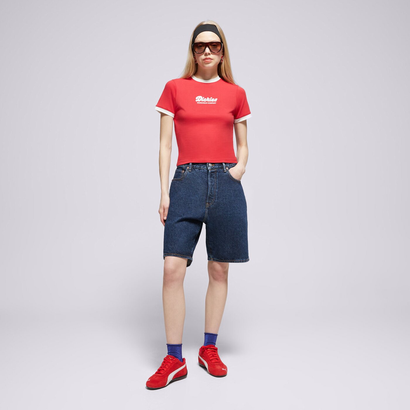 DICKIES PÓLÓ LEWISTOWN RINGER SS TEE W