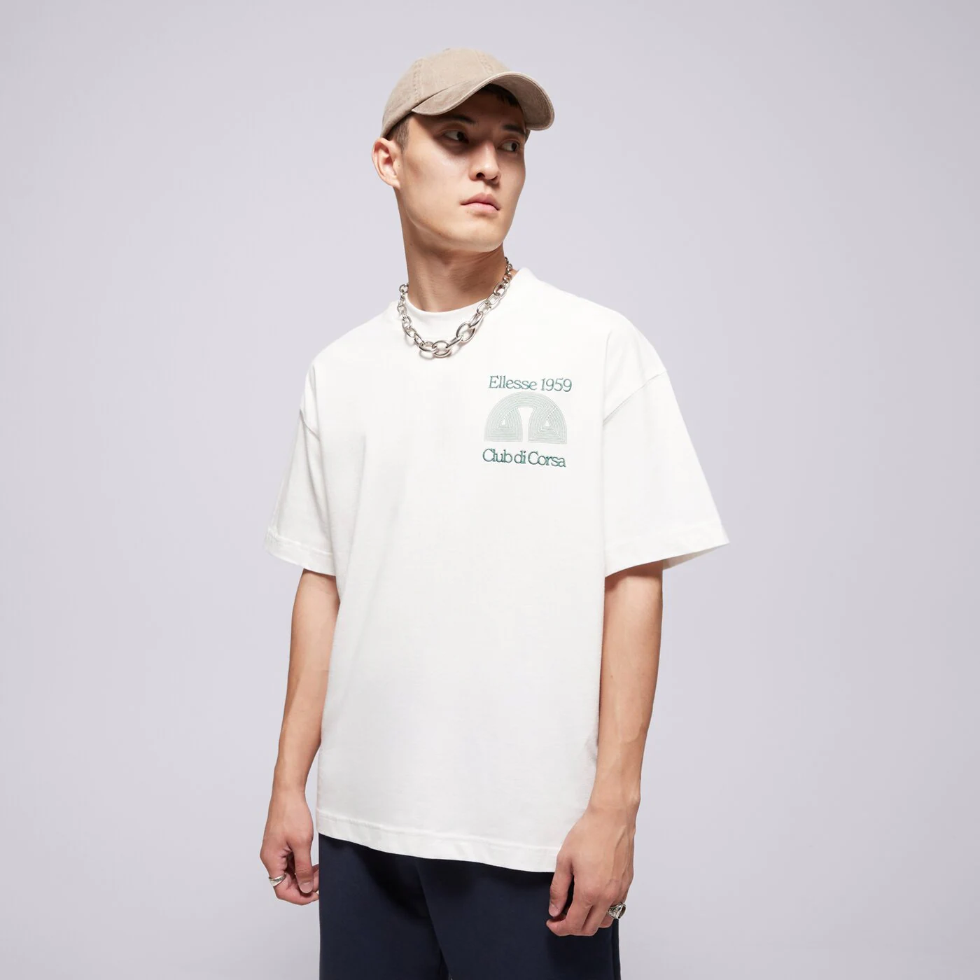 ELLESSE PÓLÓ CLUB DI CORSA TEE WHT