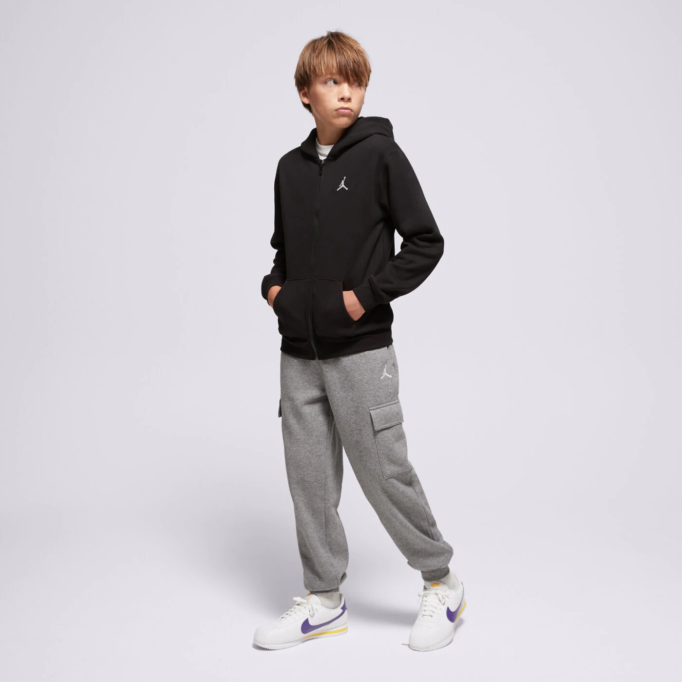 JORDAN PULÓVER KAPUCNIS JDB MJ BRKLN FLC FZ BOY