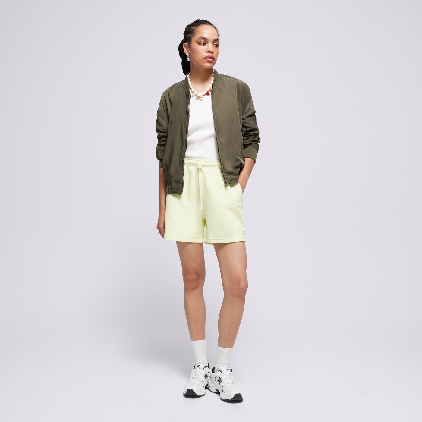 NEW BALANCE RÖVIDNADRÁG ATHLETICS FRENCH TERRY