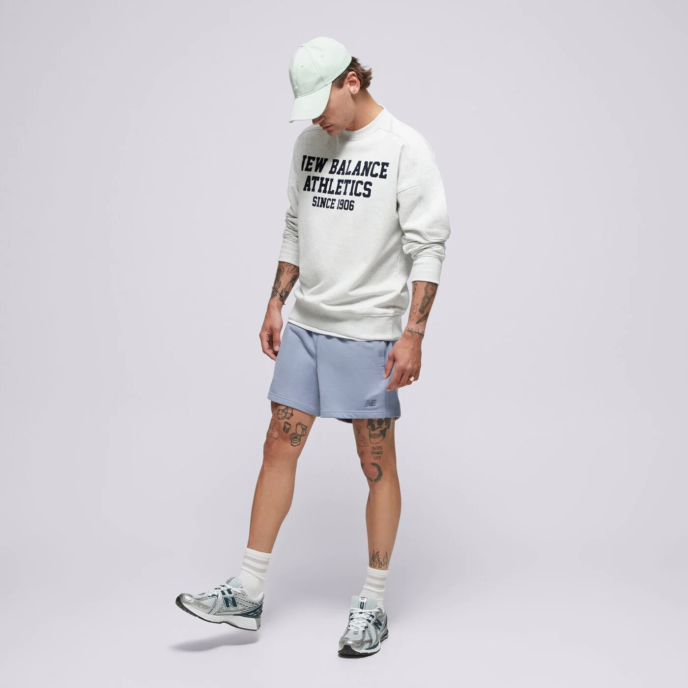 NEW BALANCE RÖVIDNADRÁG ATHLETICS   FRENCH TERRY SHORT 5