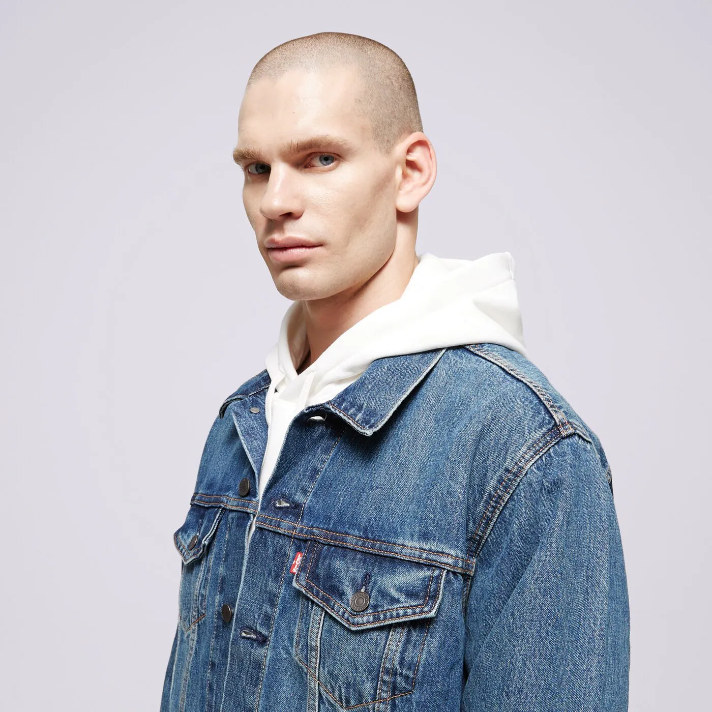 LEVI'S KABÁT RELAXED FIT TRUCKER MED INDIGO