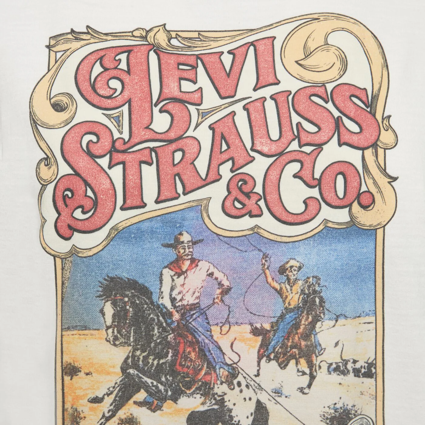 LEVI'S PÓLÓ GRAPHIC BOXY TSHIRT WHITES