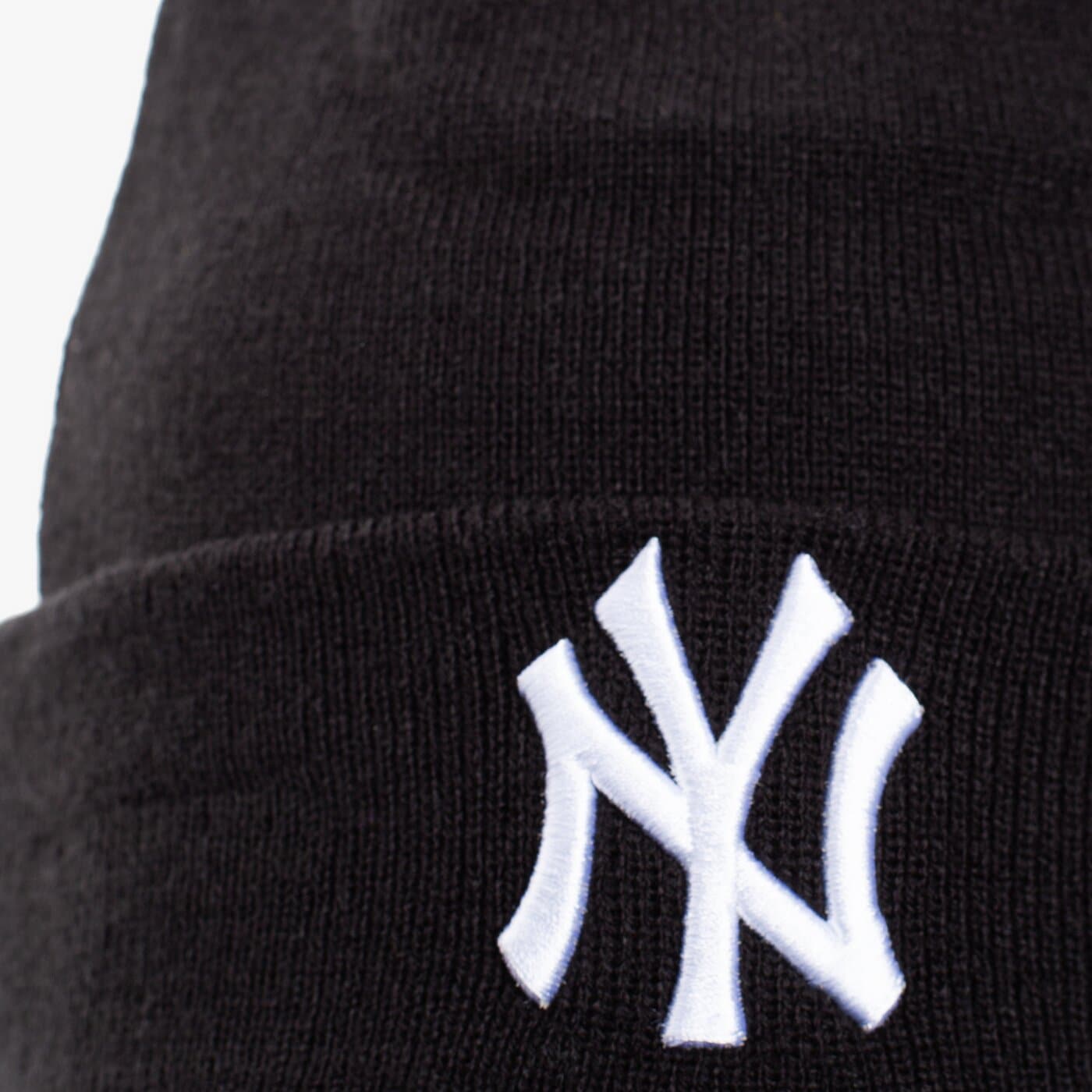 NEW ERA SAPKA TÉLI MLB CUFF KNIT NYY BLK NEW YORK YANKEES BL