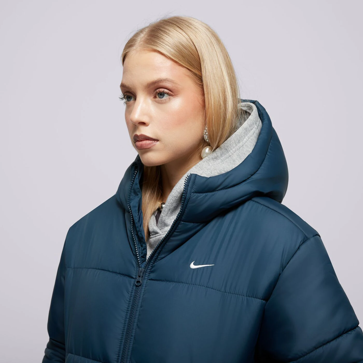 NIKE HOSSZÚ KABÁT W NSW TF SNFL NK CLSC PRKA