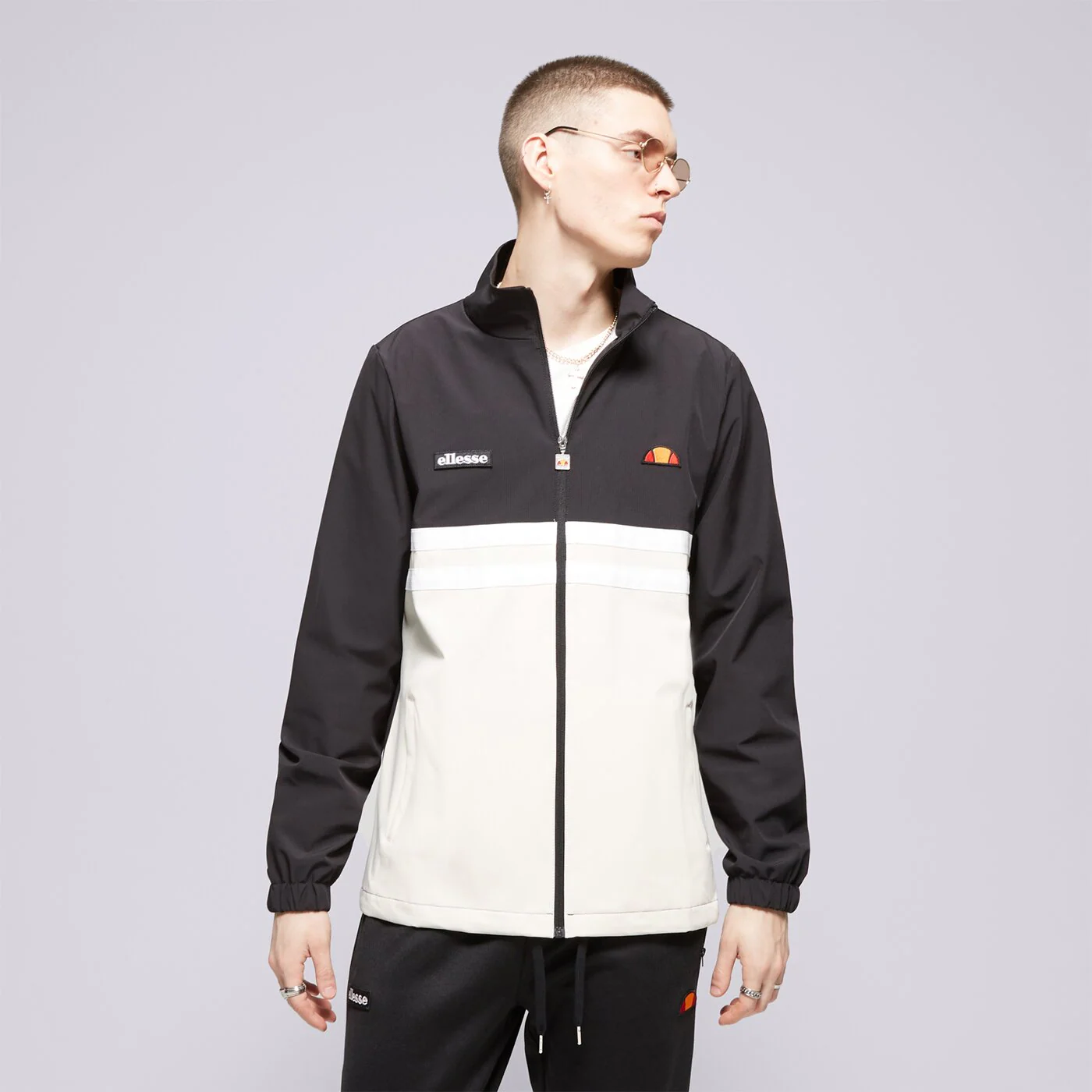 ELLESSE KABÁT LOSELLI JACKET BLK/OFF WHT