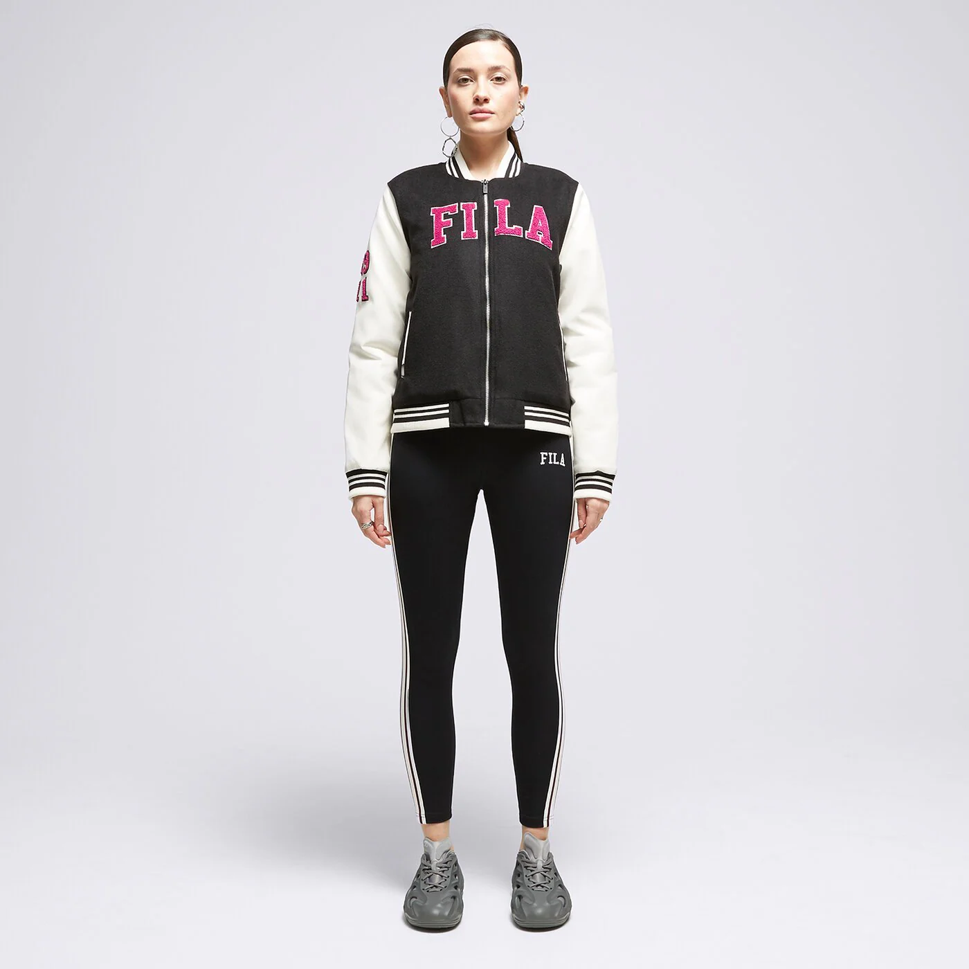 FILA LEGGINGS STRIPE LEGGNG BLK/PK