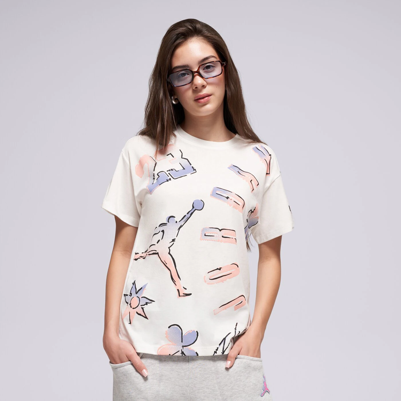 JORDAN PÓLÓ JDG 23 THROWBACK SS TEE GIRL