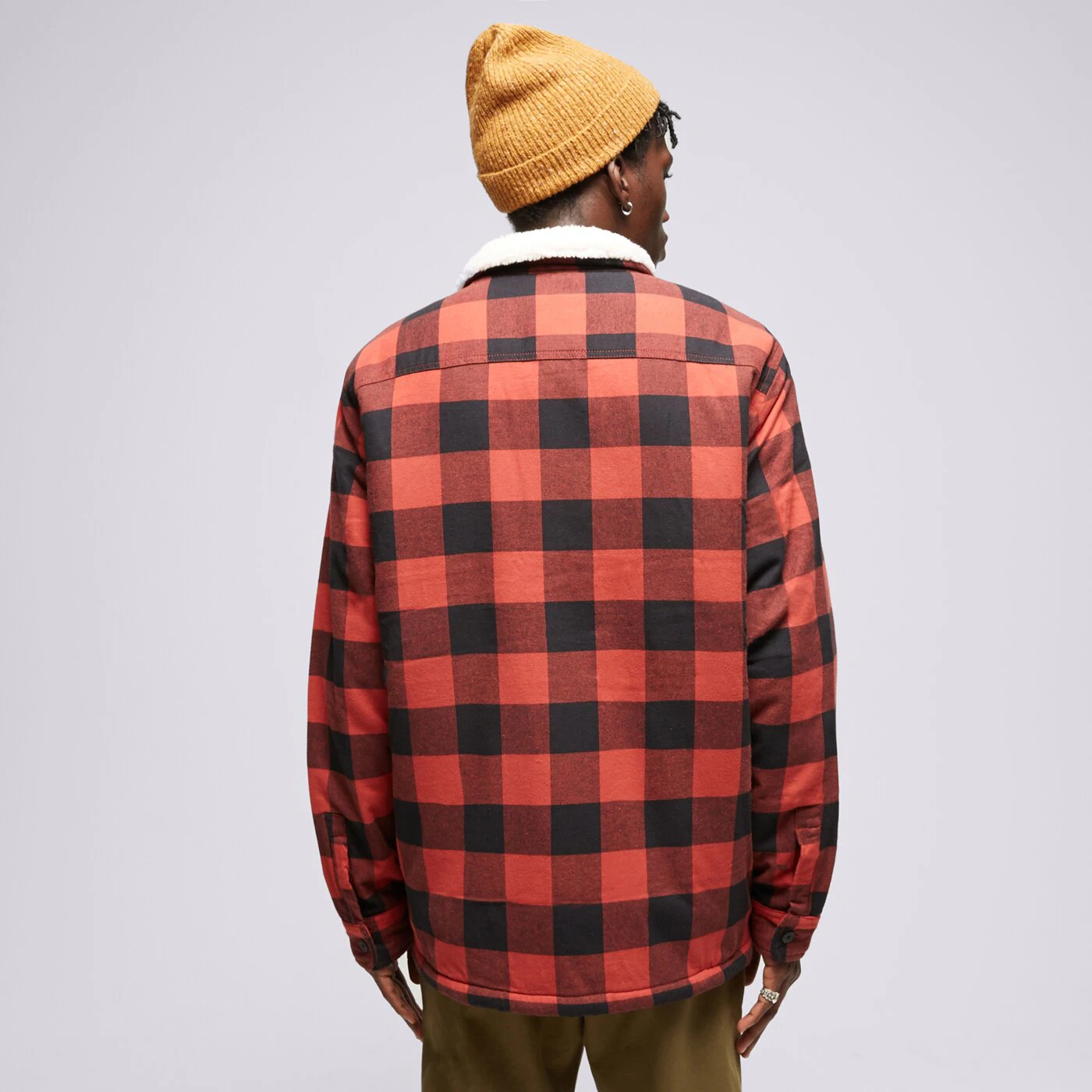 TIMBERLAND KABÁT BUFFALO PLAID SHERPA LINED