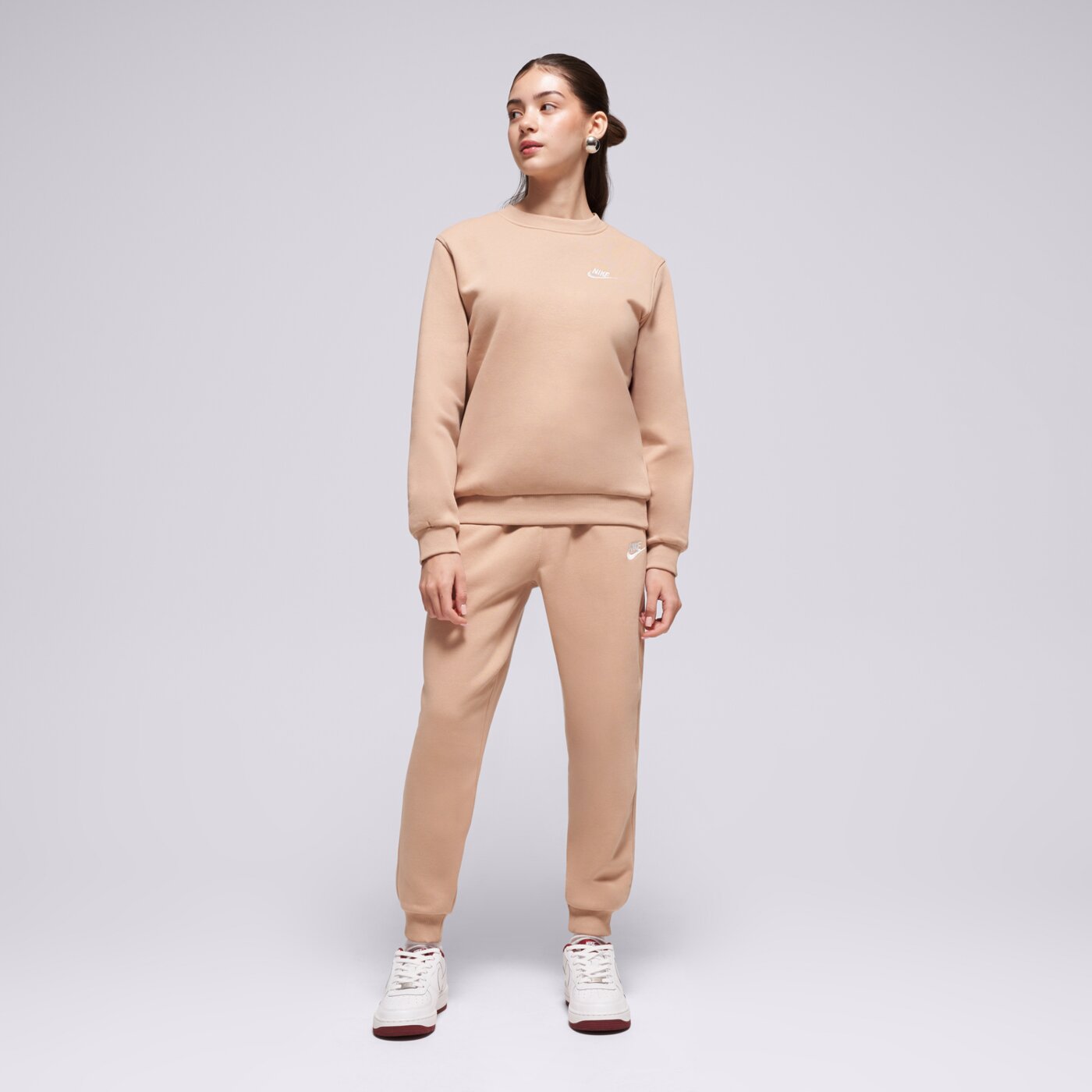 NIKE PULÓVER K NSW CLUB FLC CREW LS LBR BOY