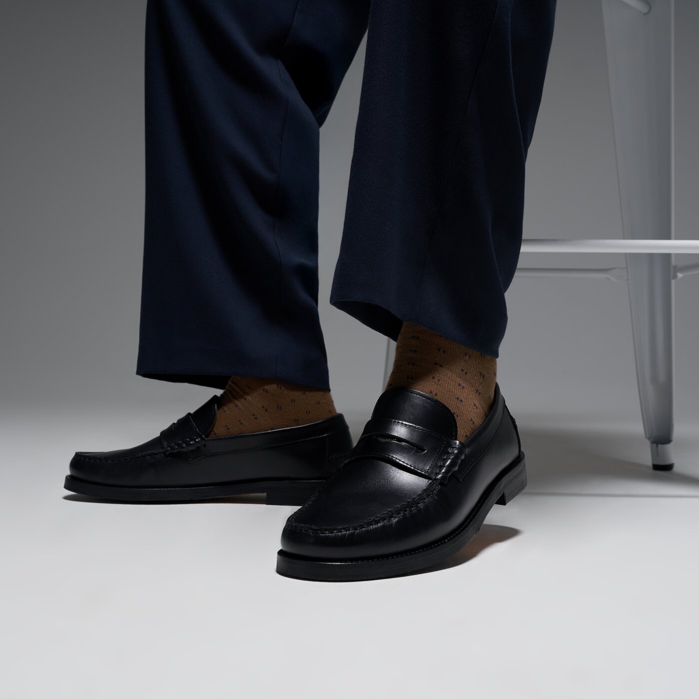 NAKED WOLFE RIVIERA BLACK LEATHER