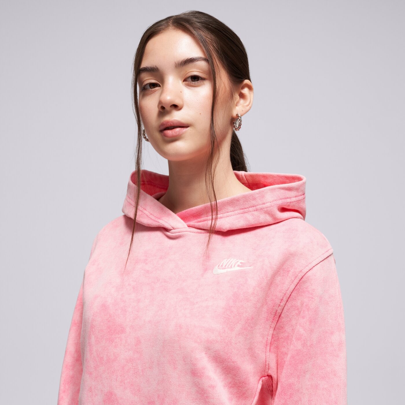 NIKE PULÓVER KAPUCNIS K NSW WASH PO HOODIE FT GIRL